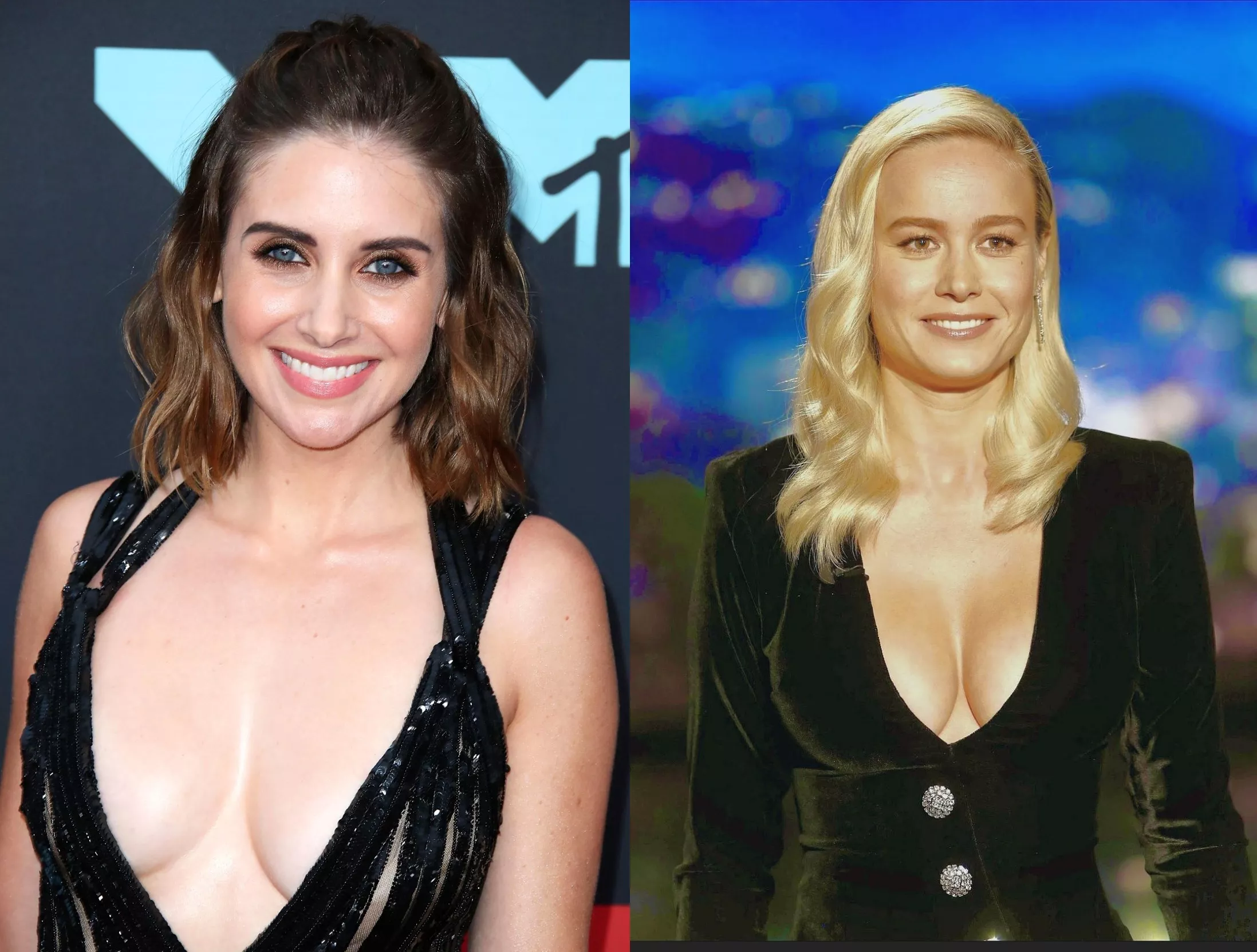 Titty war. Whose boobs would you rather suck on. Mommy Alison or Mommy Brie