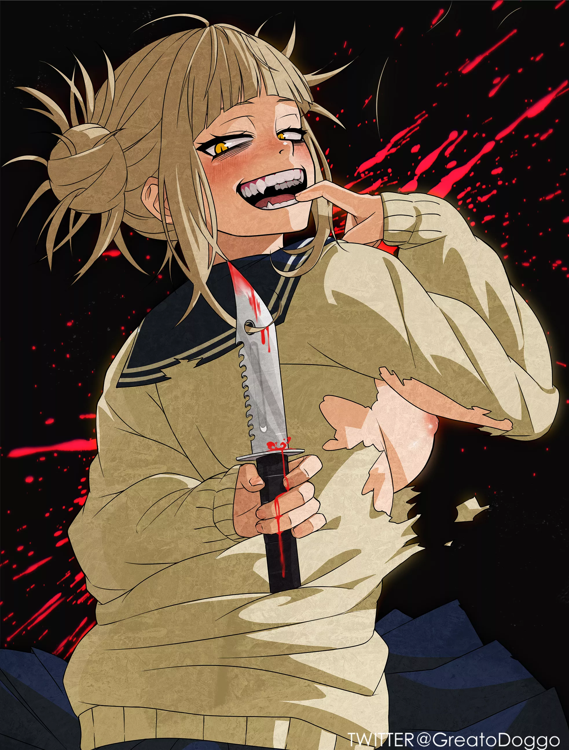 Toga doesn't know how to hold back