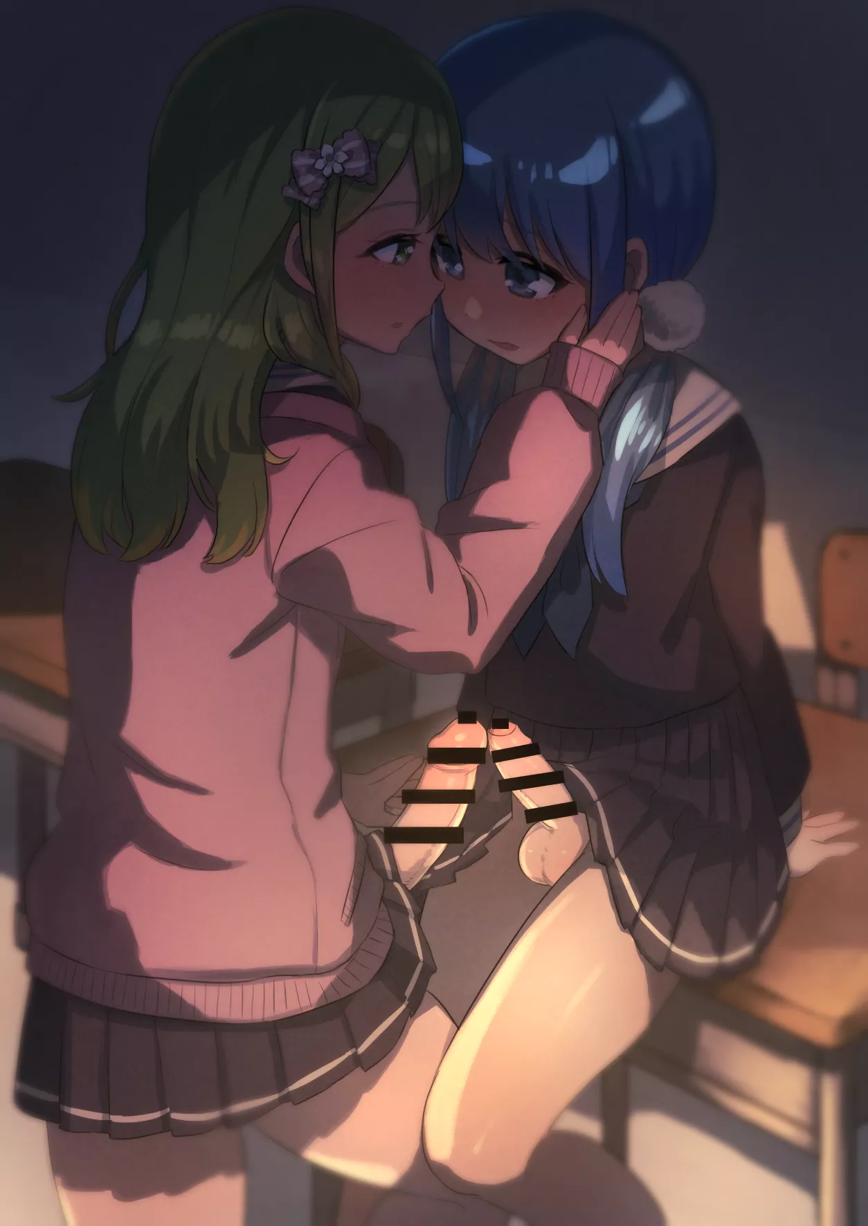 Touching tips lovingly (eichan) [nijisanji]