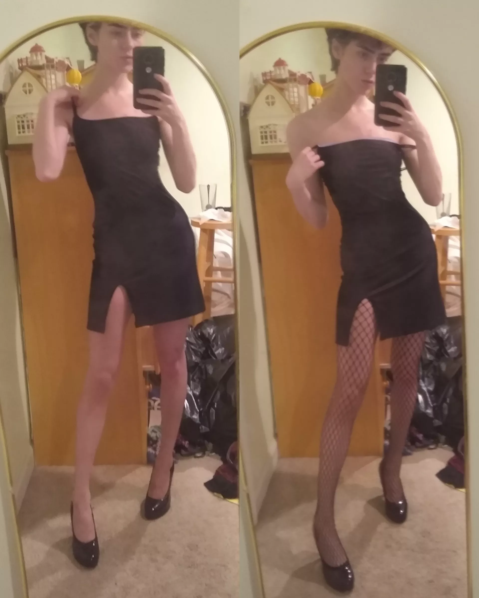 Tried on a dress for the first time in a while