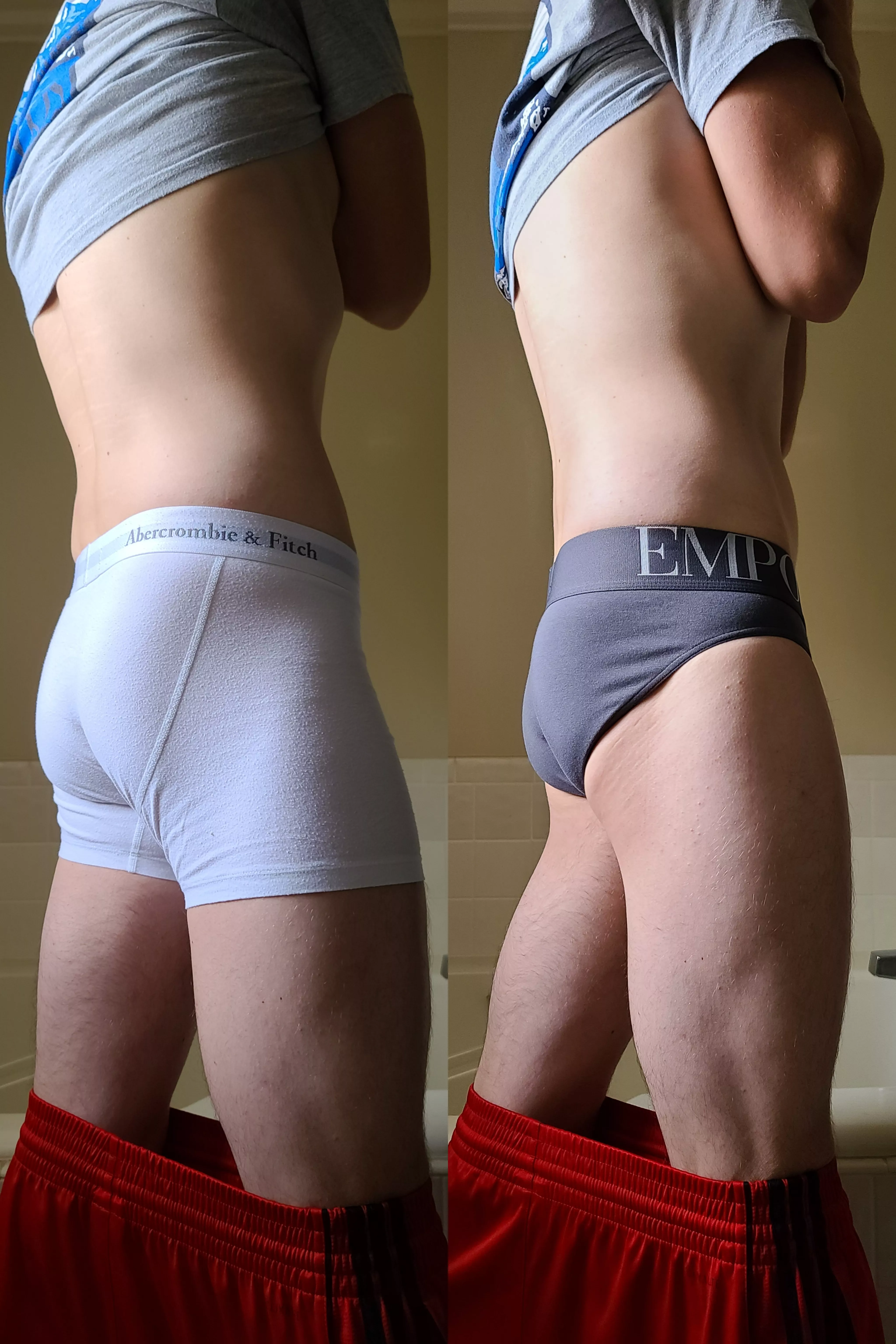 Trunks or briefs?