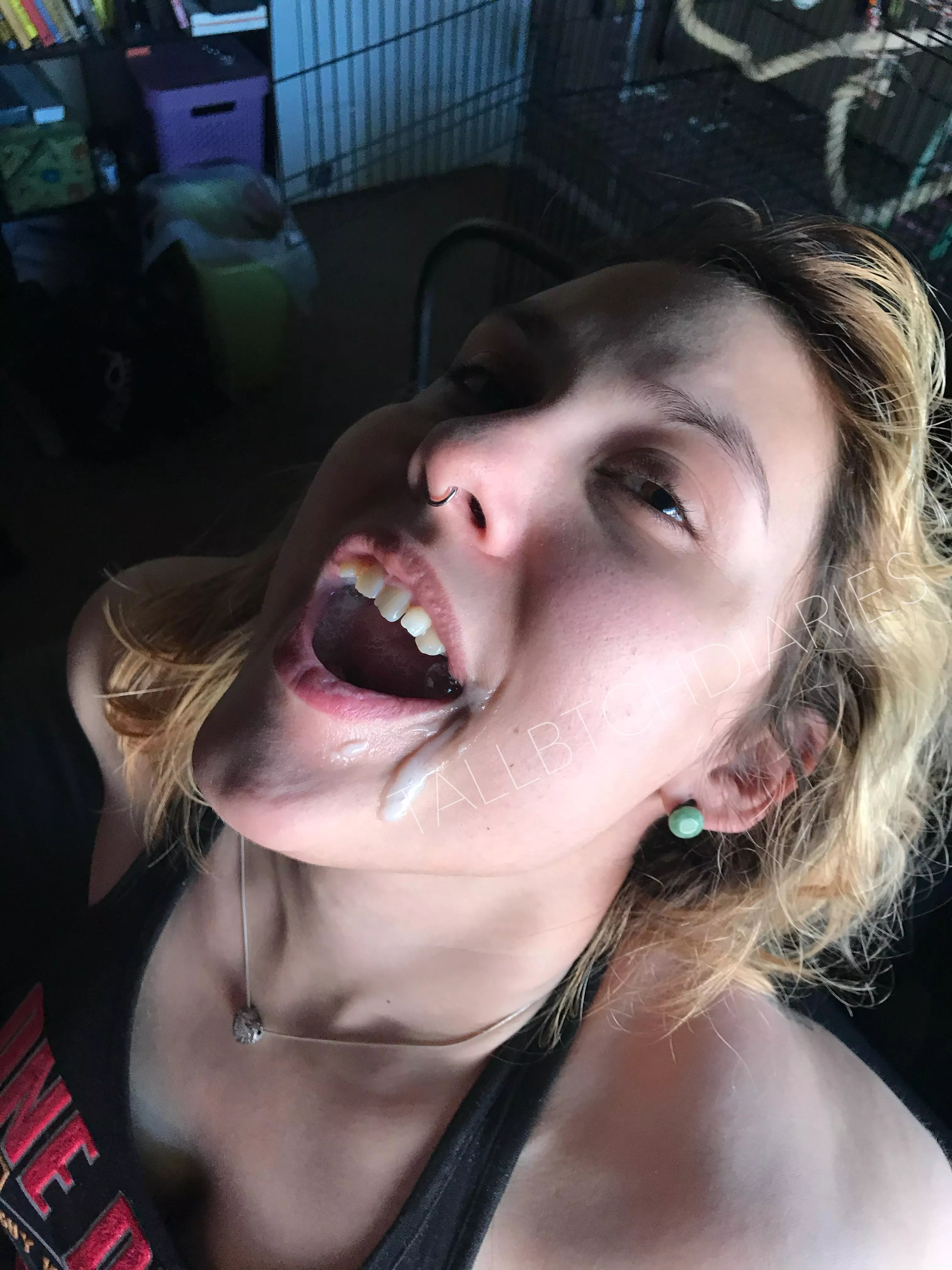 Trying to gurgle this cum â™¡