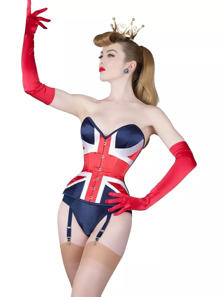 Union jack corset