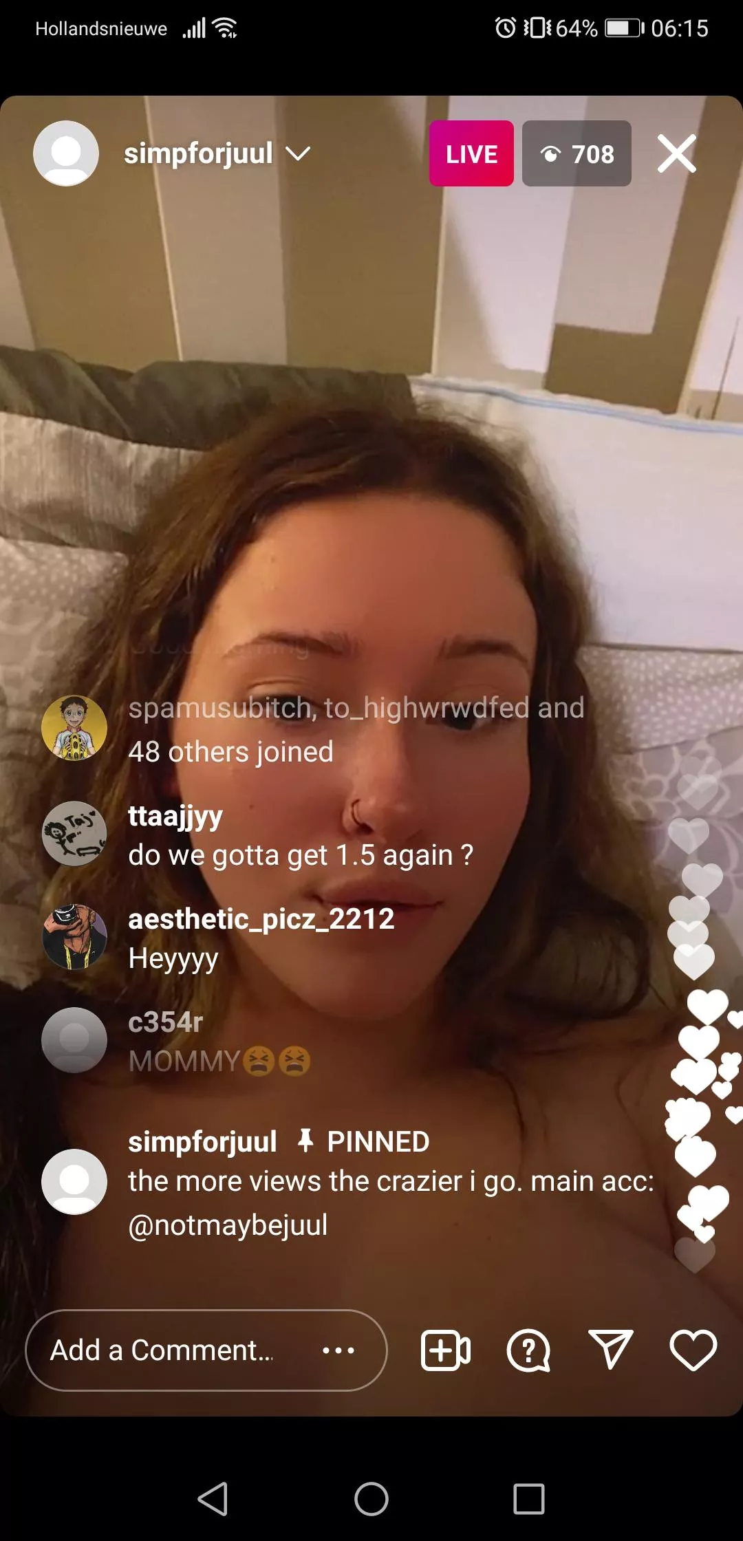 Up now tits out