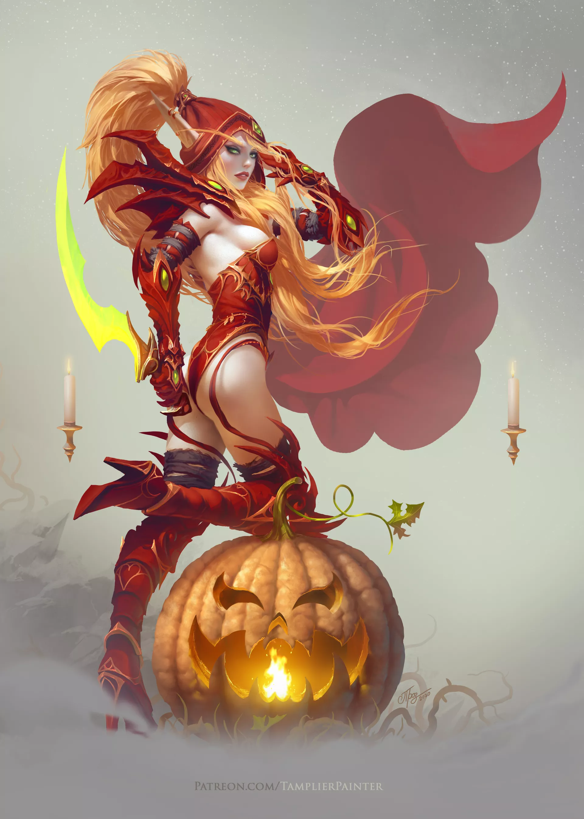 Valeera Sanguinar Halloween (Dmitry Prozorov) [Warcraft]