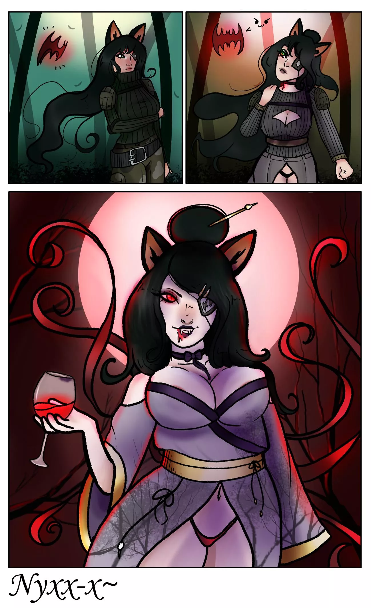 Vampiric Thirst~ [Halloween, Vampire, Monster Girl] by me