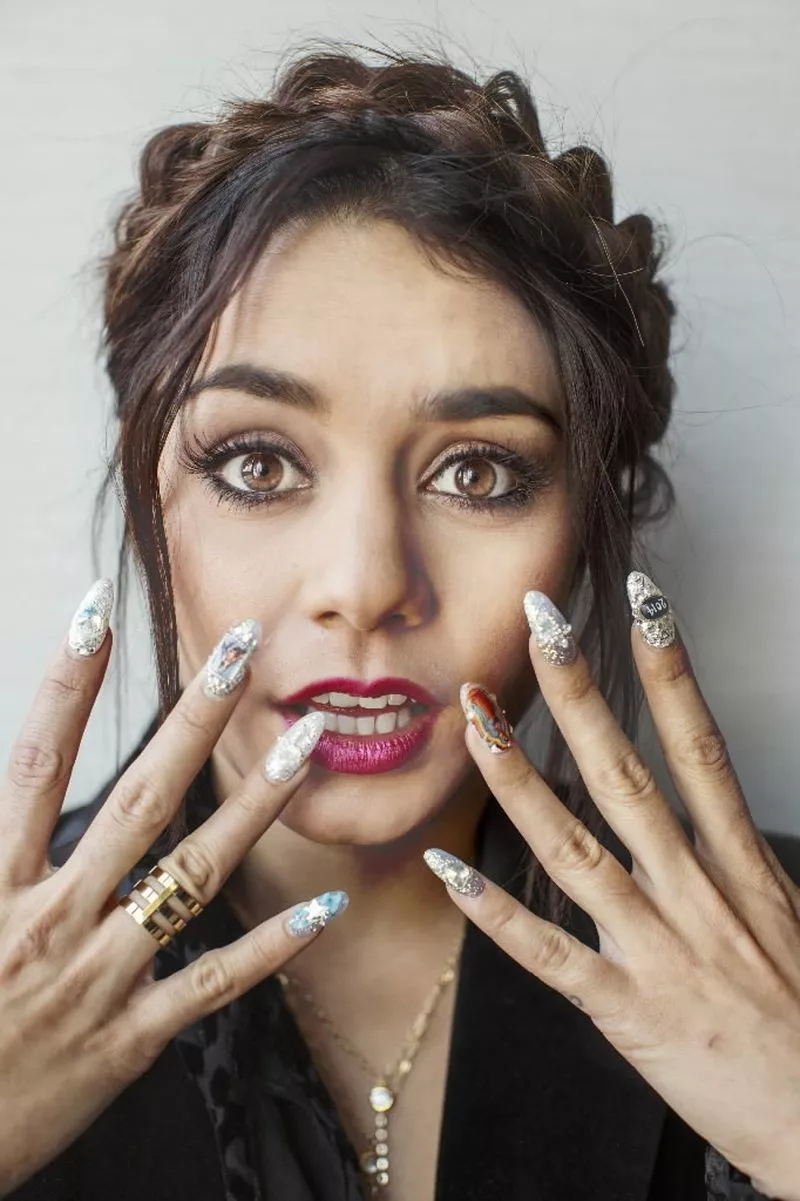 Vanessa Hudgens shows off her nails