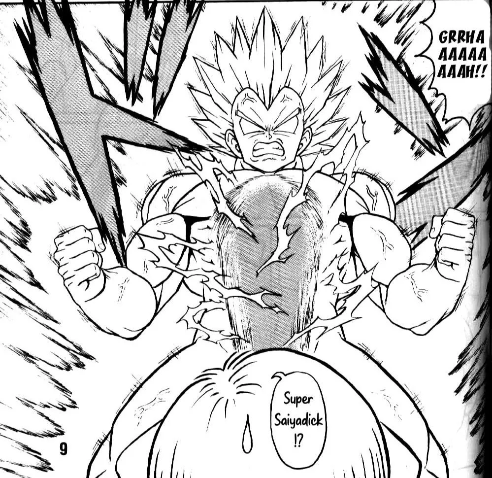 Vegeta going over 9000