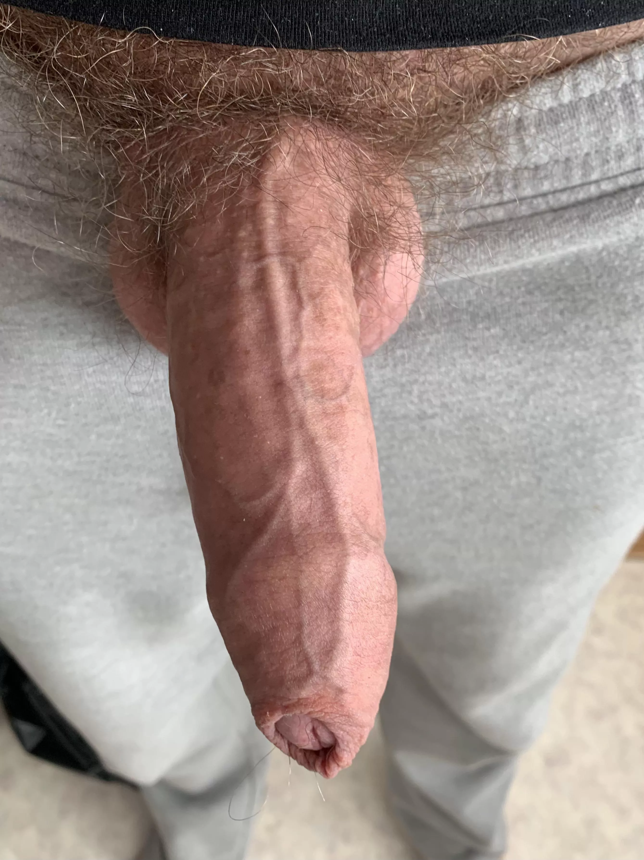 Veiny untrimmed uncut semi