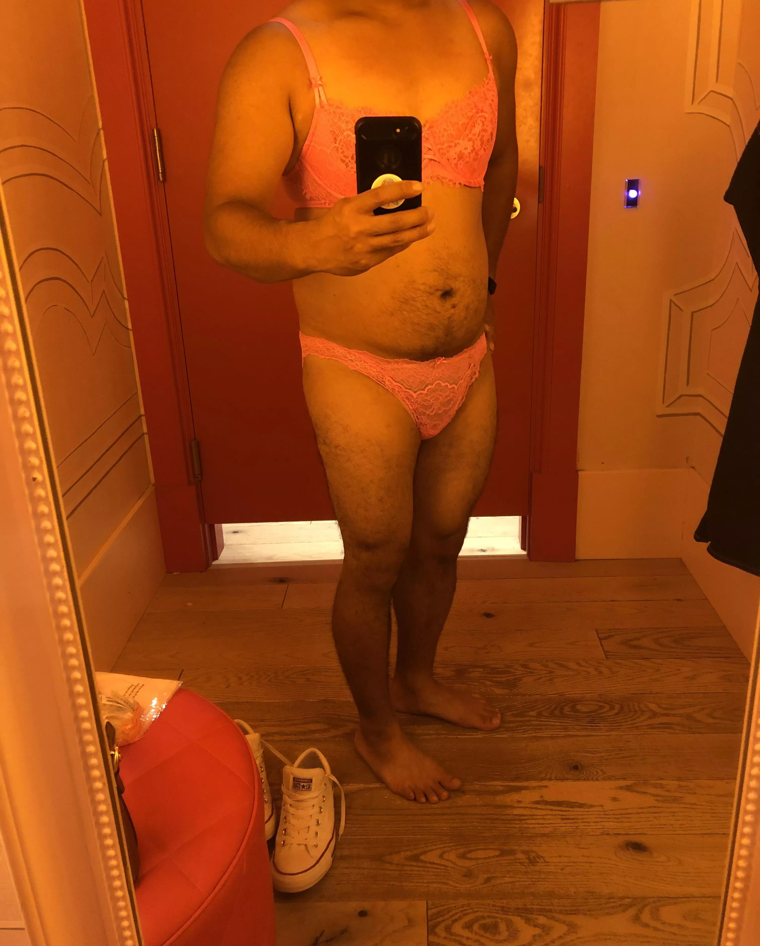 Victoria Secret dressing room… how do I look?