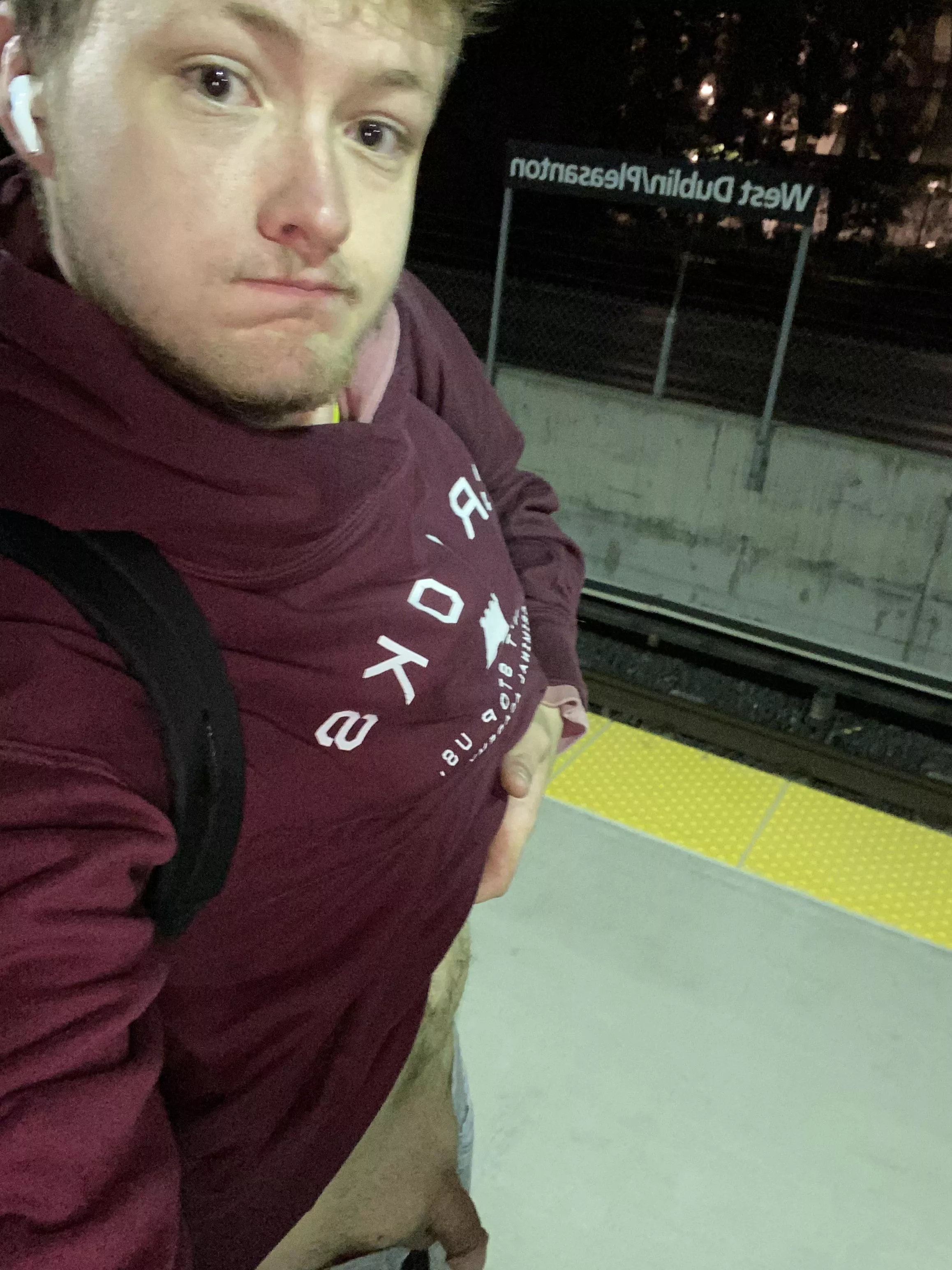 Waiting for my train.. to fuckville ;)