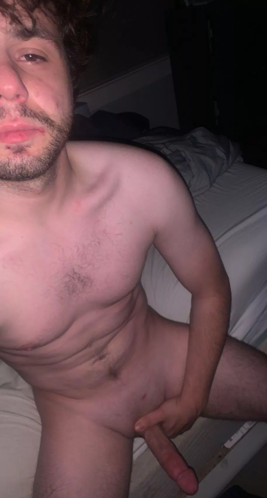 Wanna cum get in bed with (m)e?