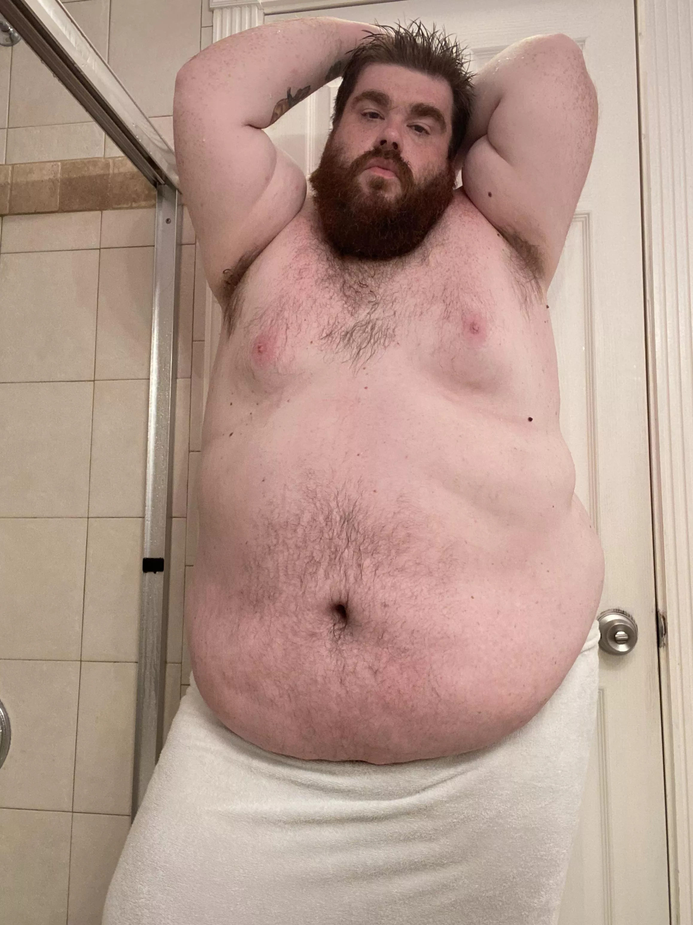 Wanna help me get this towel off?