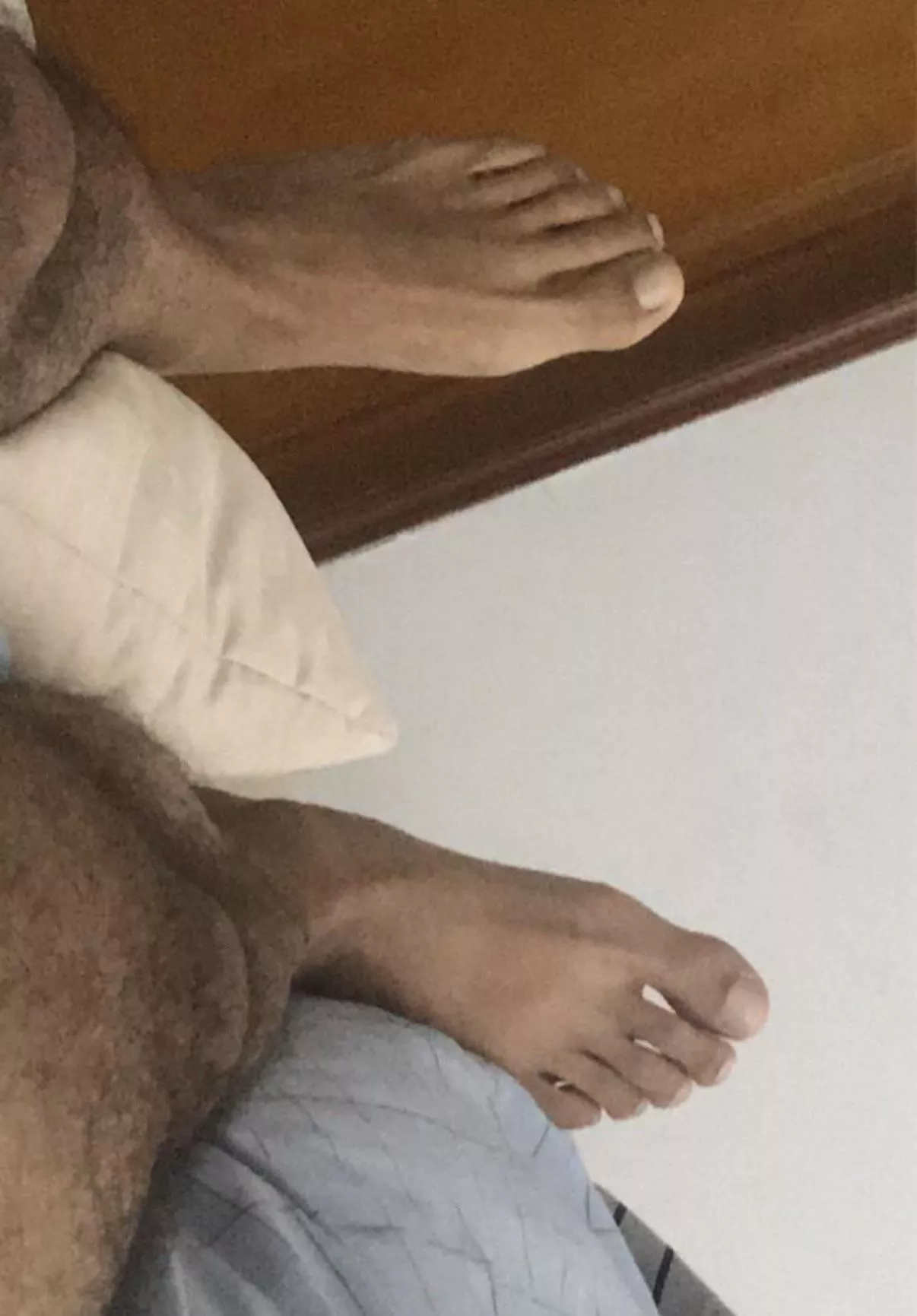 Wanna lick in between my toes?