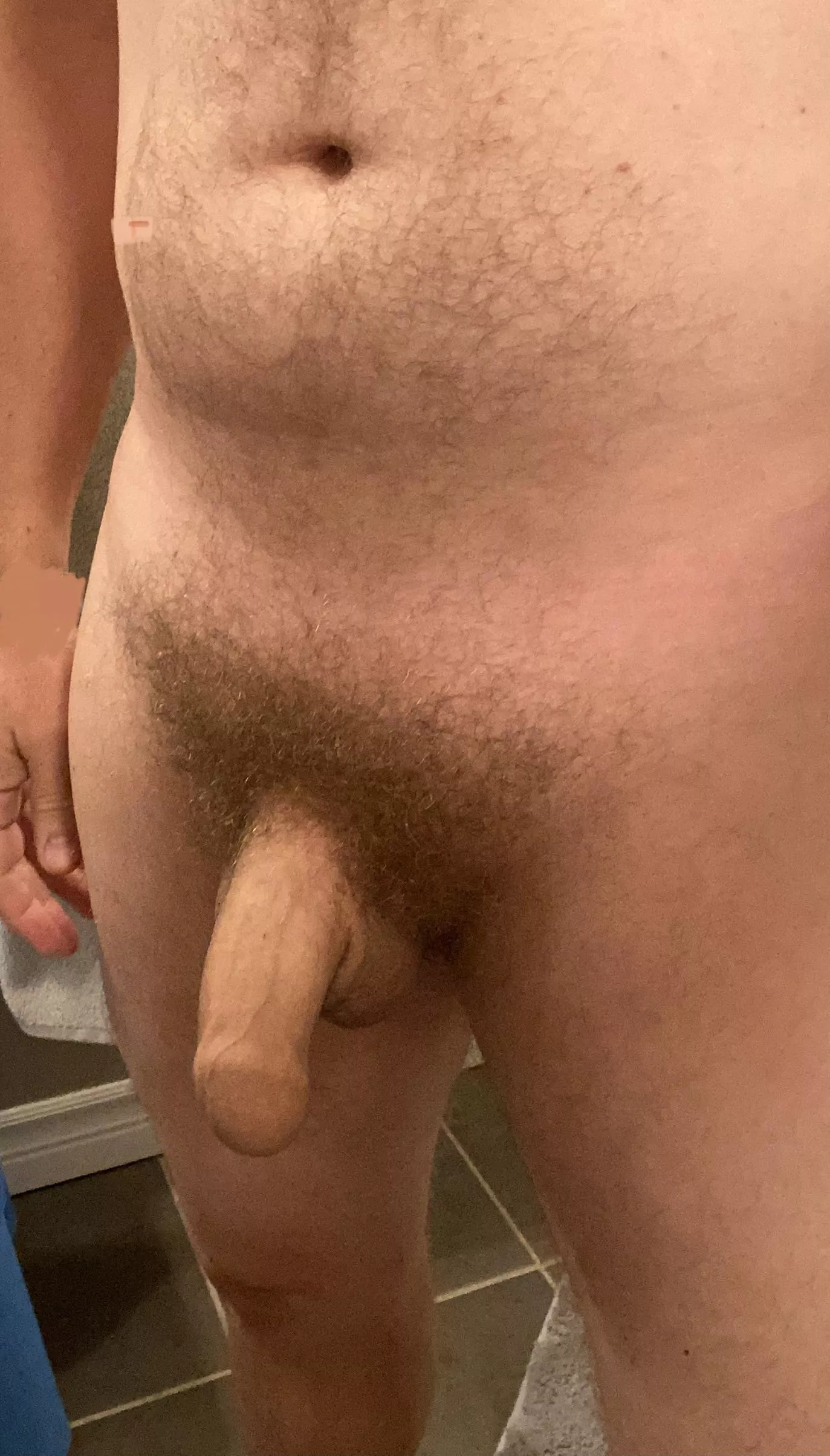 Wanna play with my uncut cock?