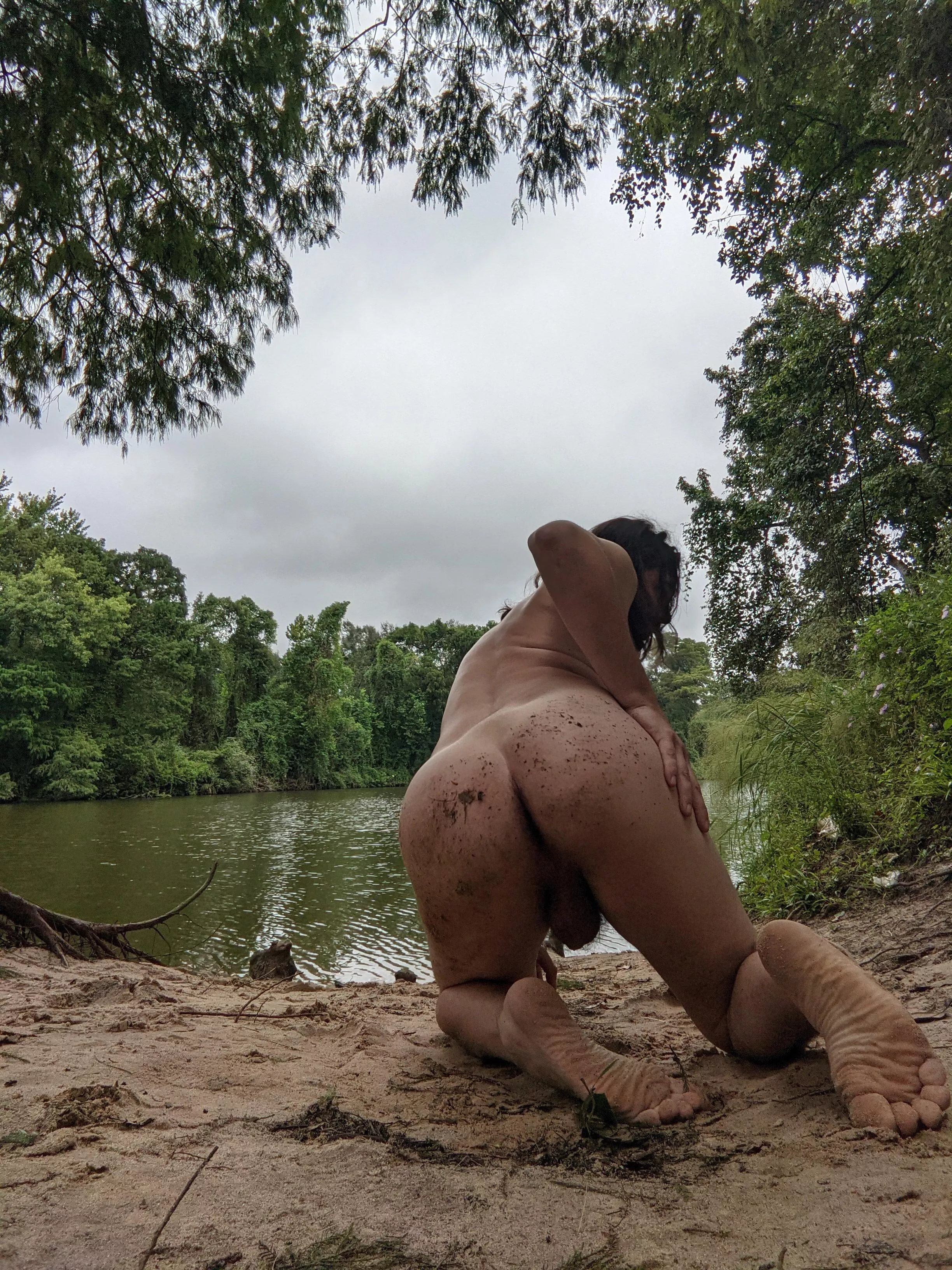 Wanted to show off my ass by the creek