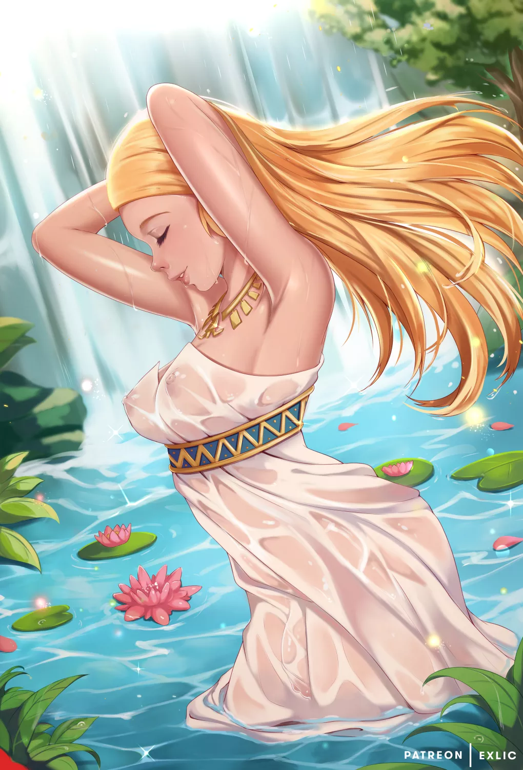 Waterfall Beauty Zelda (Exlic) [The Legend Of Zelda]