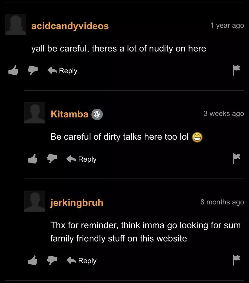 We gotta keep this site family friendly