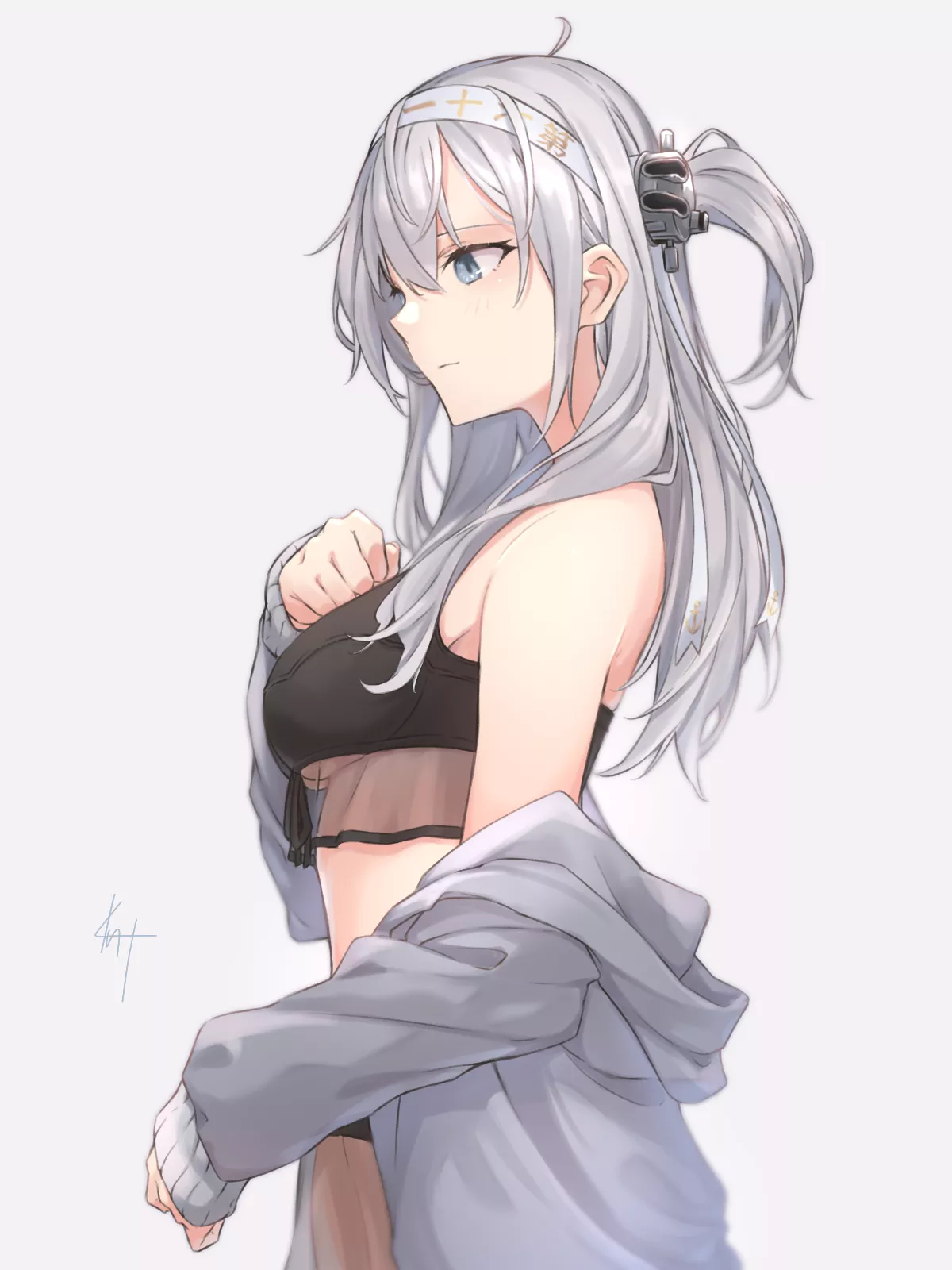 Wearing a swimsuit underneath [Kancolle]