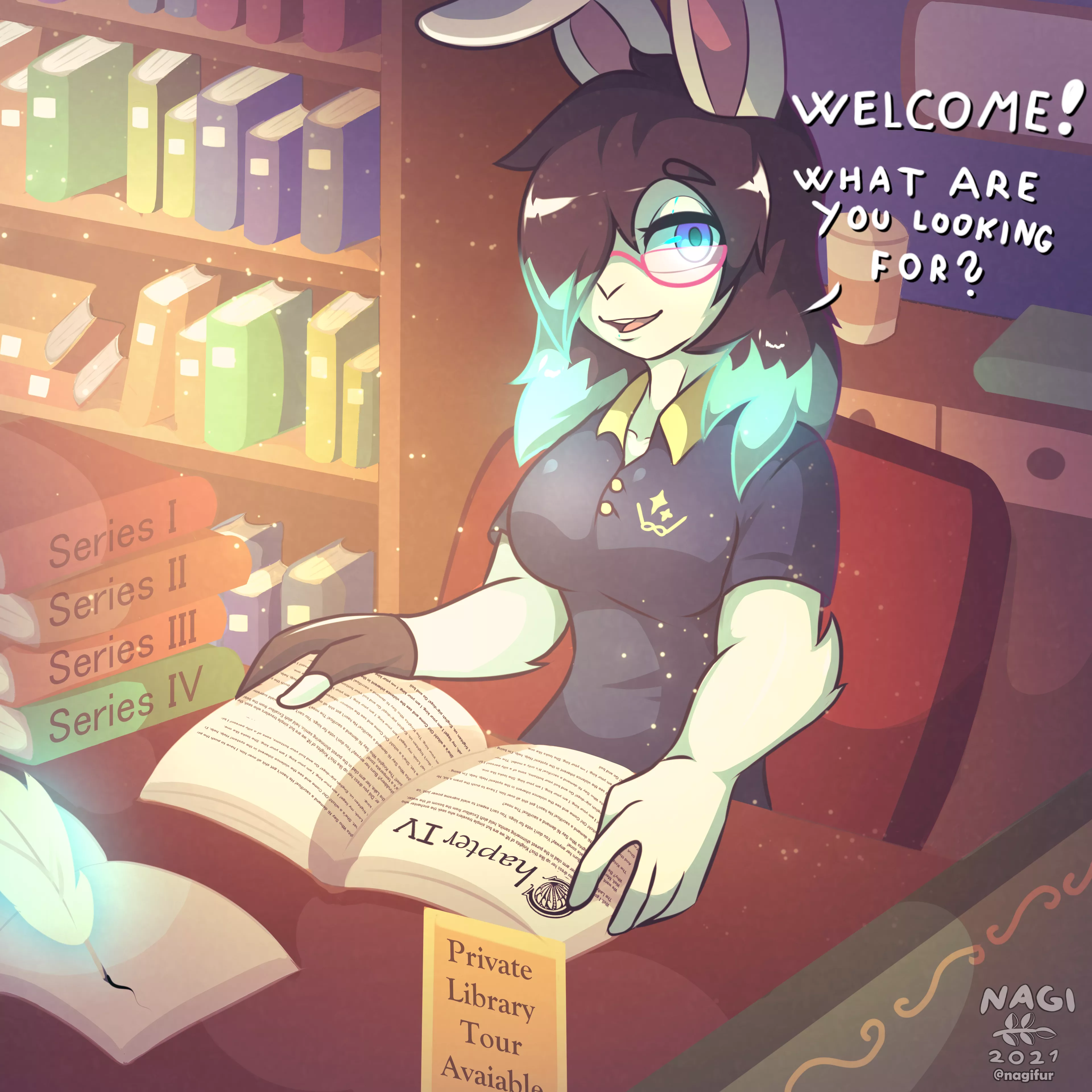 Welcome To The Infinite Library (nagifur)