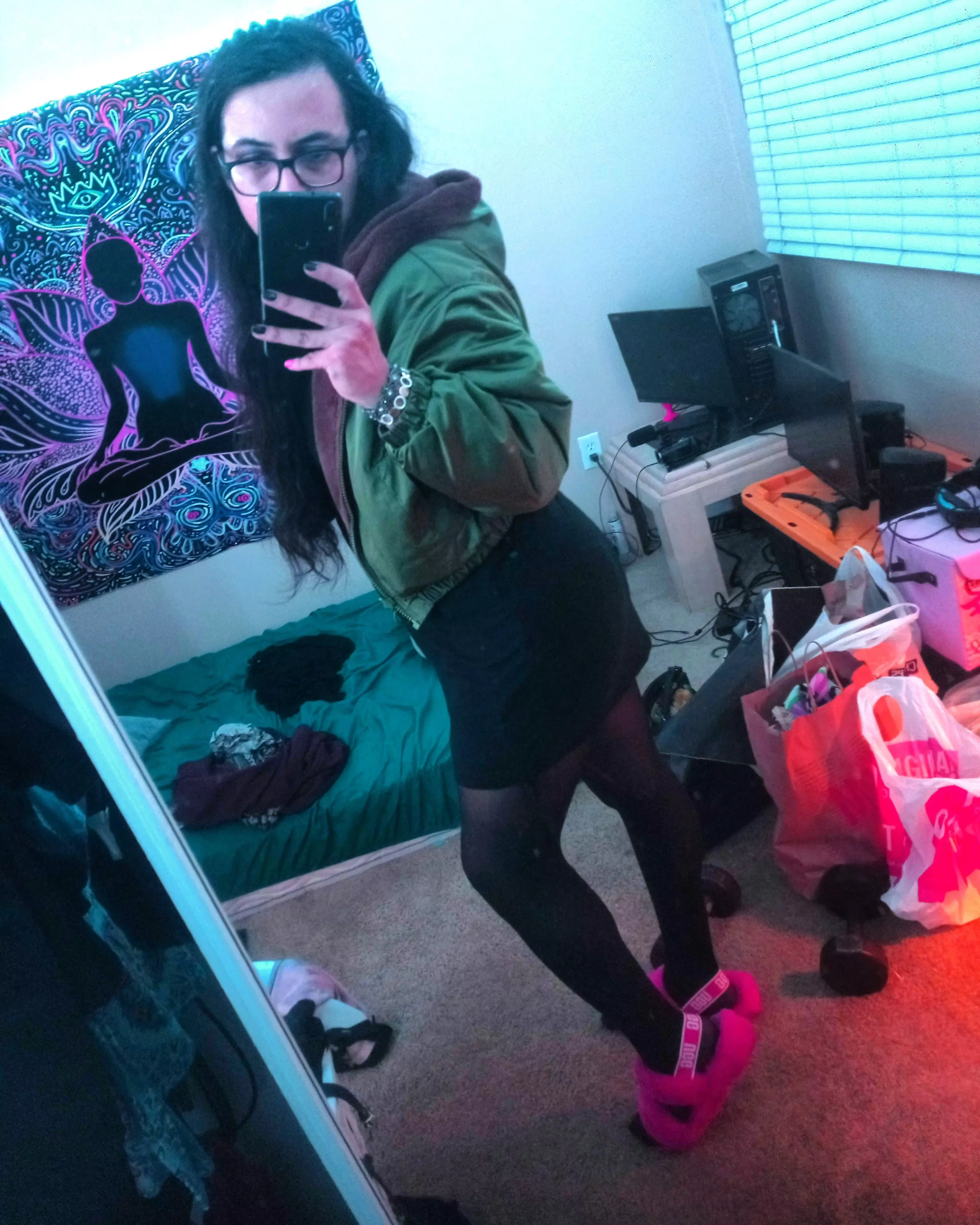 Went shopping today, messy room but my money straight! Femboygang!