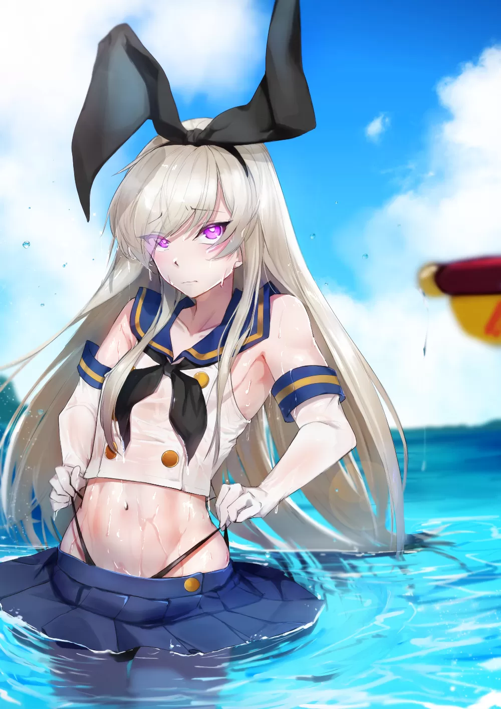 Wet Shimakaze-kun