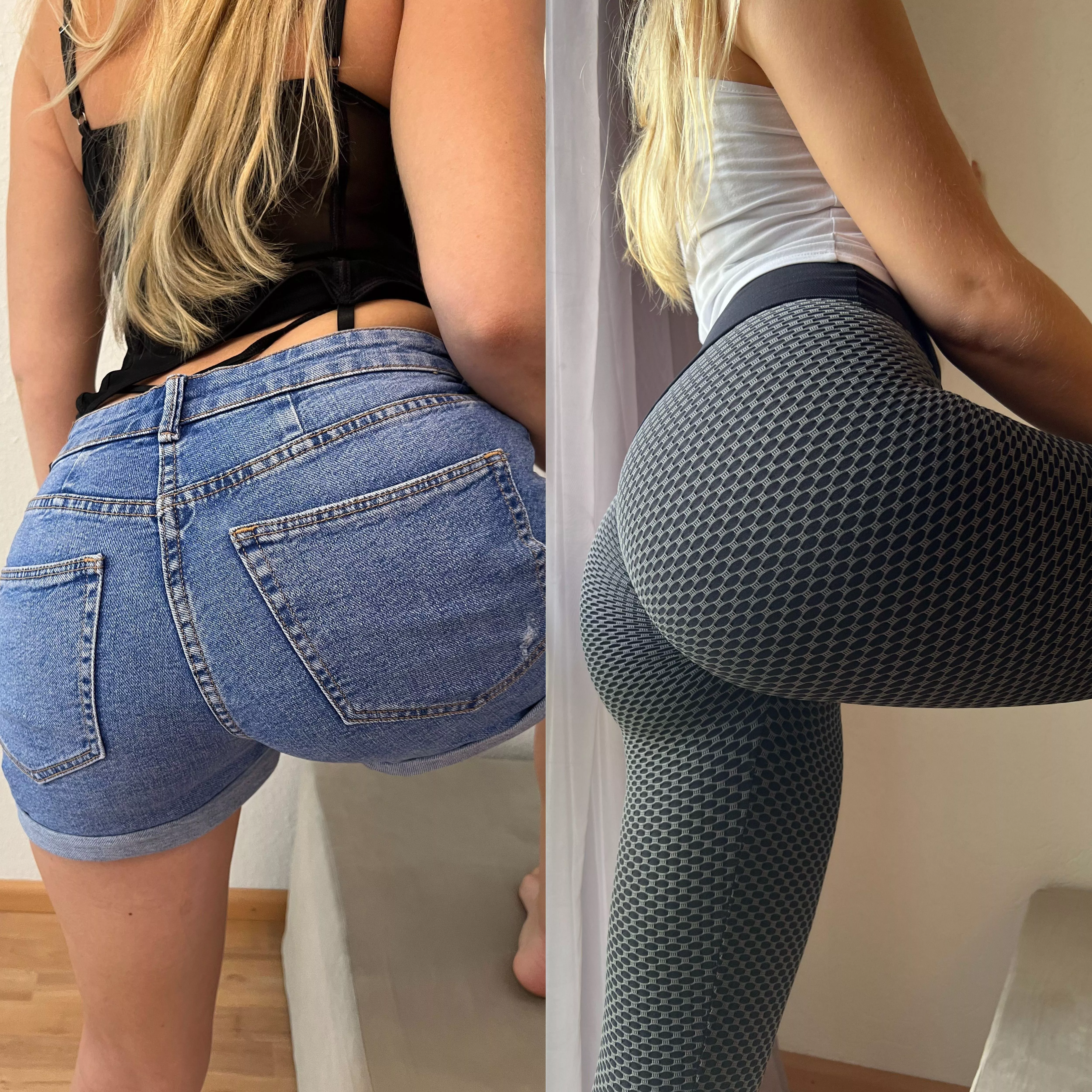 What do you like more jeans or leggings ðŸ˜ðŸ‘ I think my Ass looks more peachy in leggings ðŸ”¥