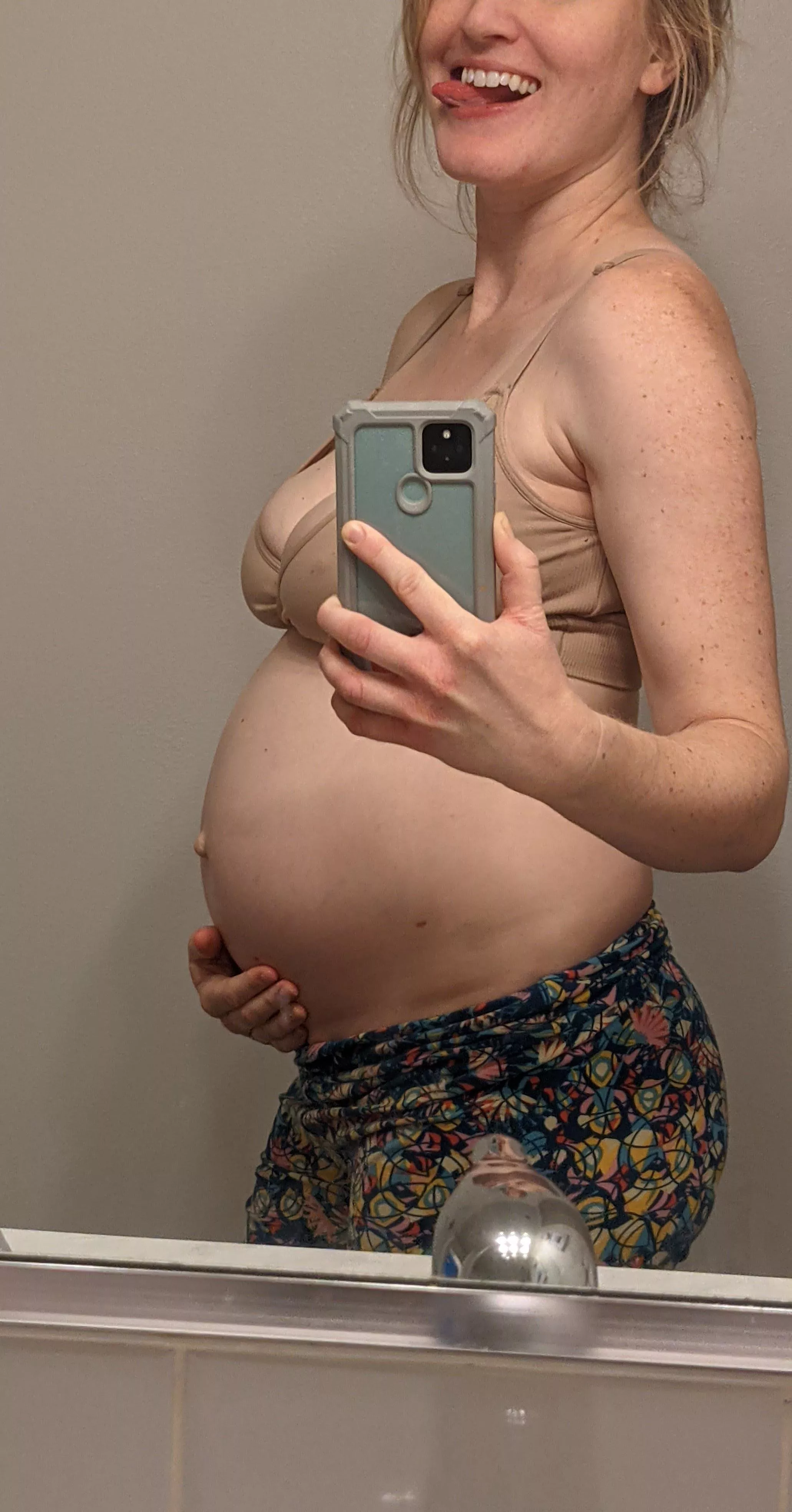 What do you think of a mom with a belly?