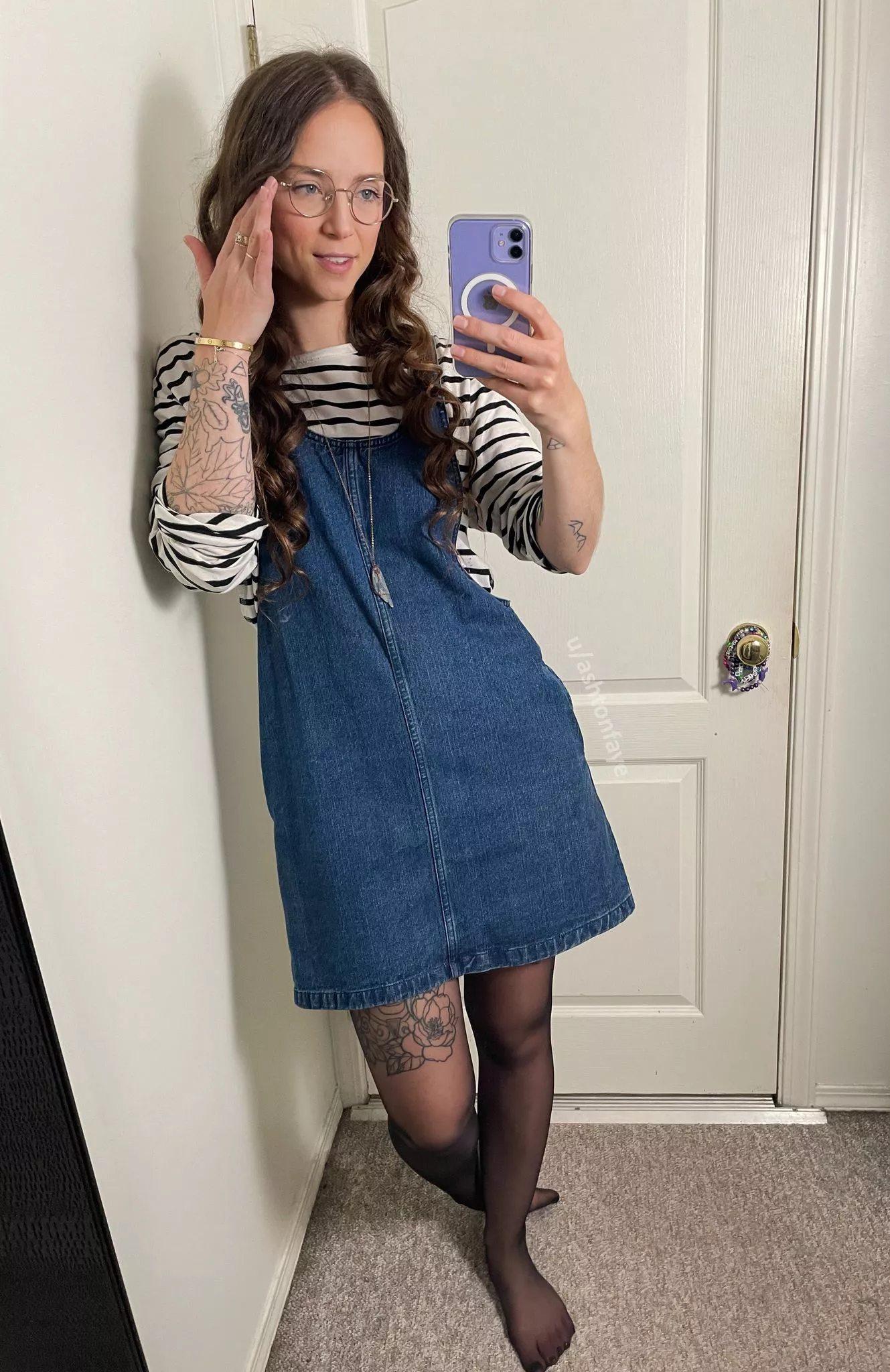 What do you think of my denim dress?