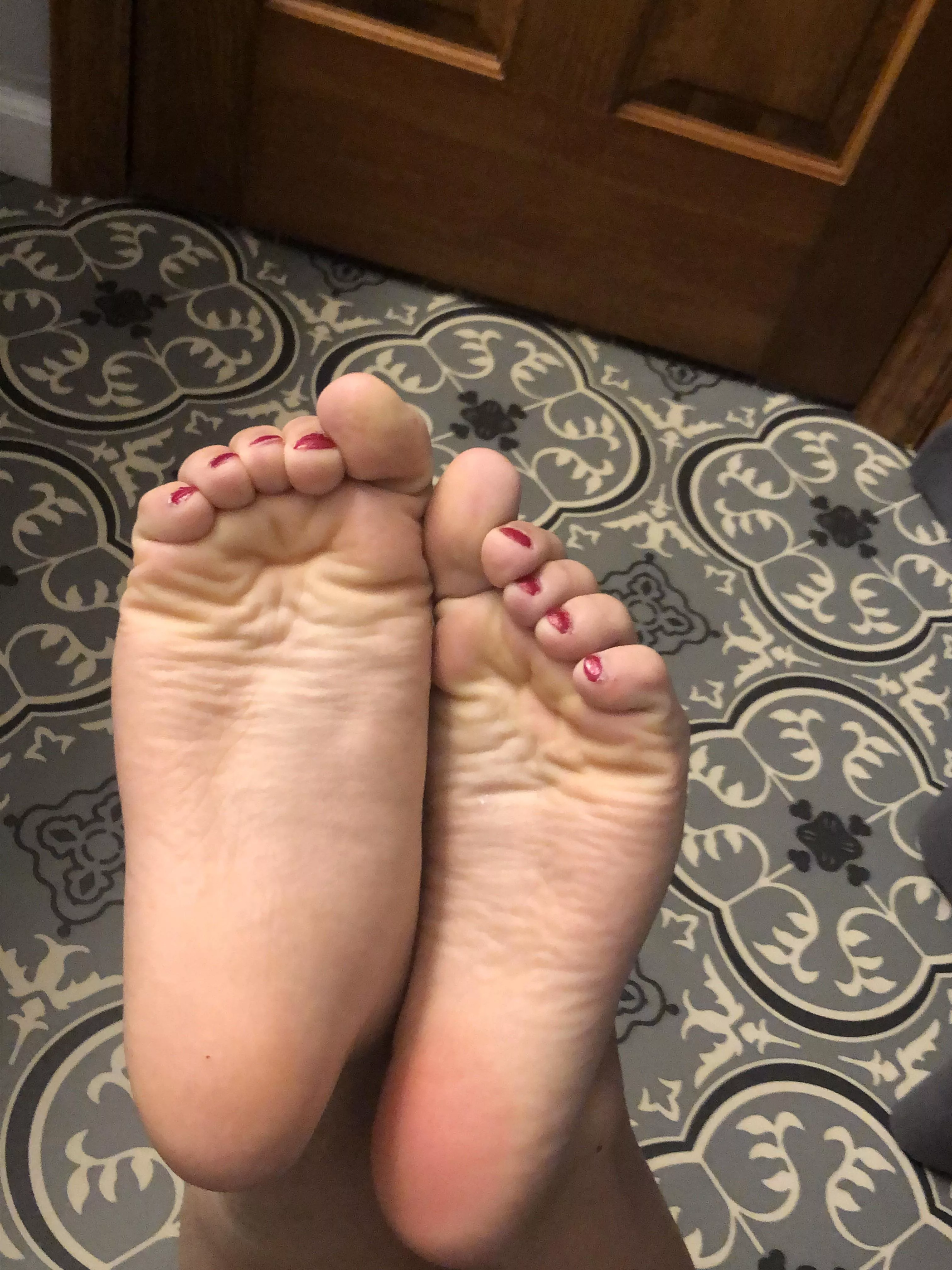 What do you think of my scrunched soles?