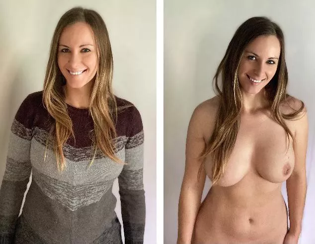 What the guys at work VS the guys on Reddit get to see of this milf…