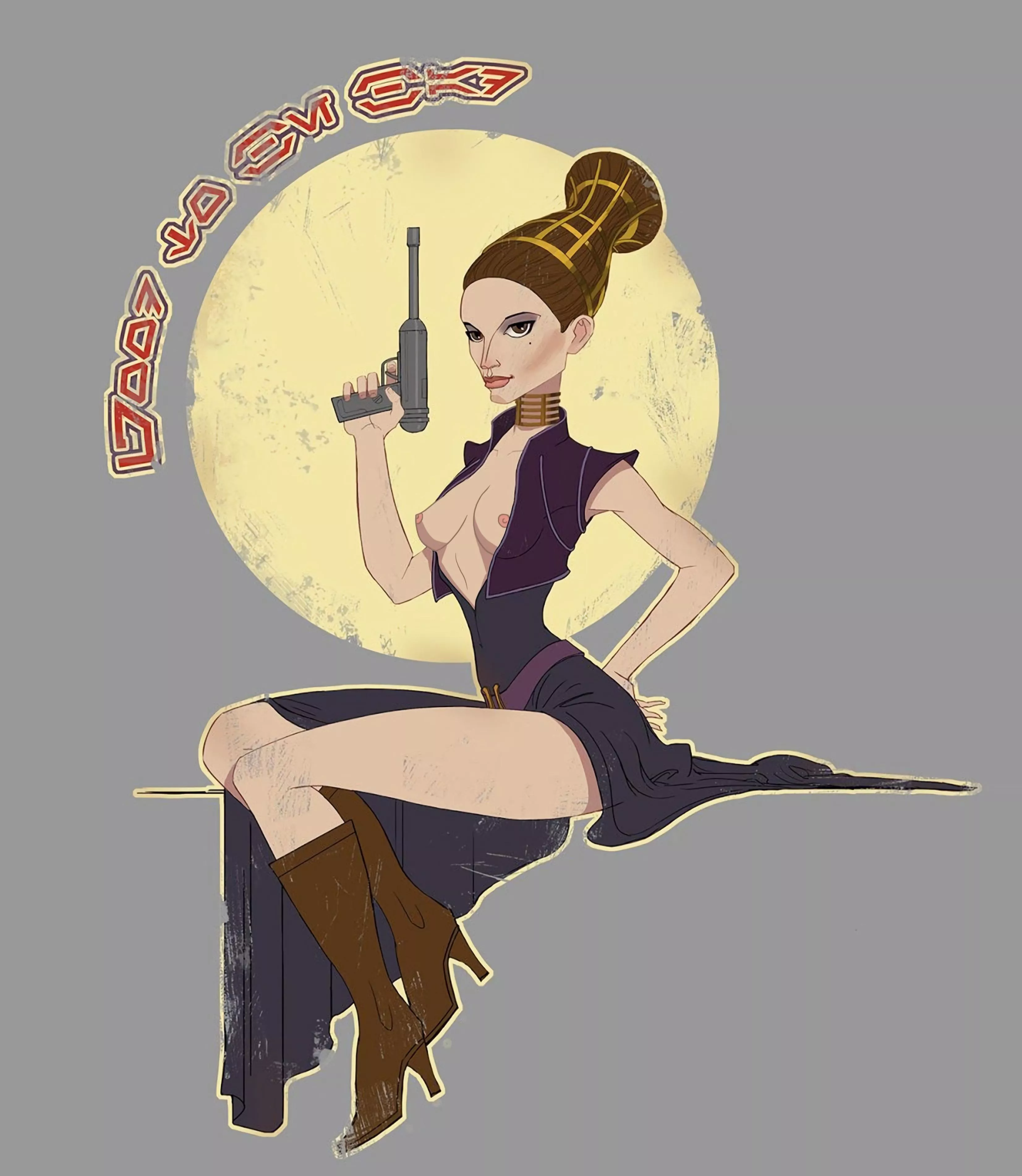 what the Padmé pinup should have looked like (unknown)