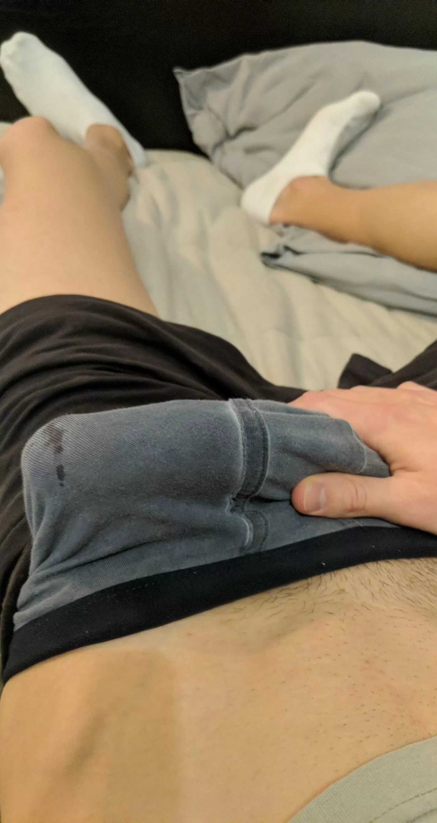 whats better than a bulge? bulge with precum (m20)