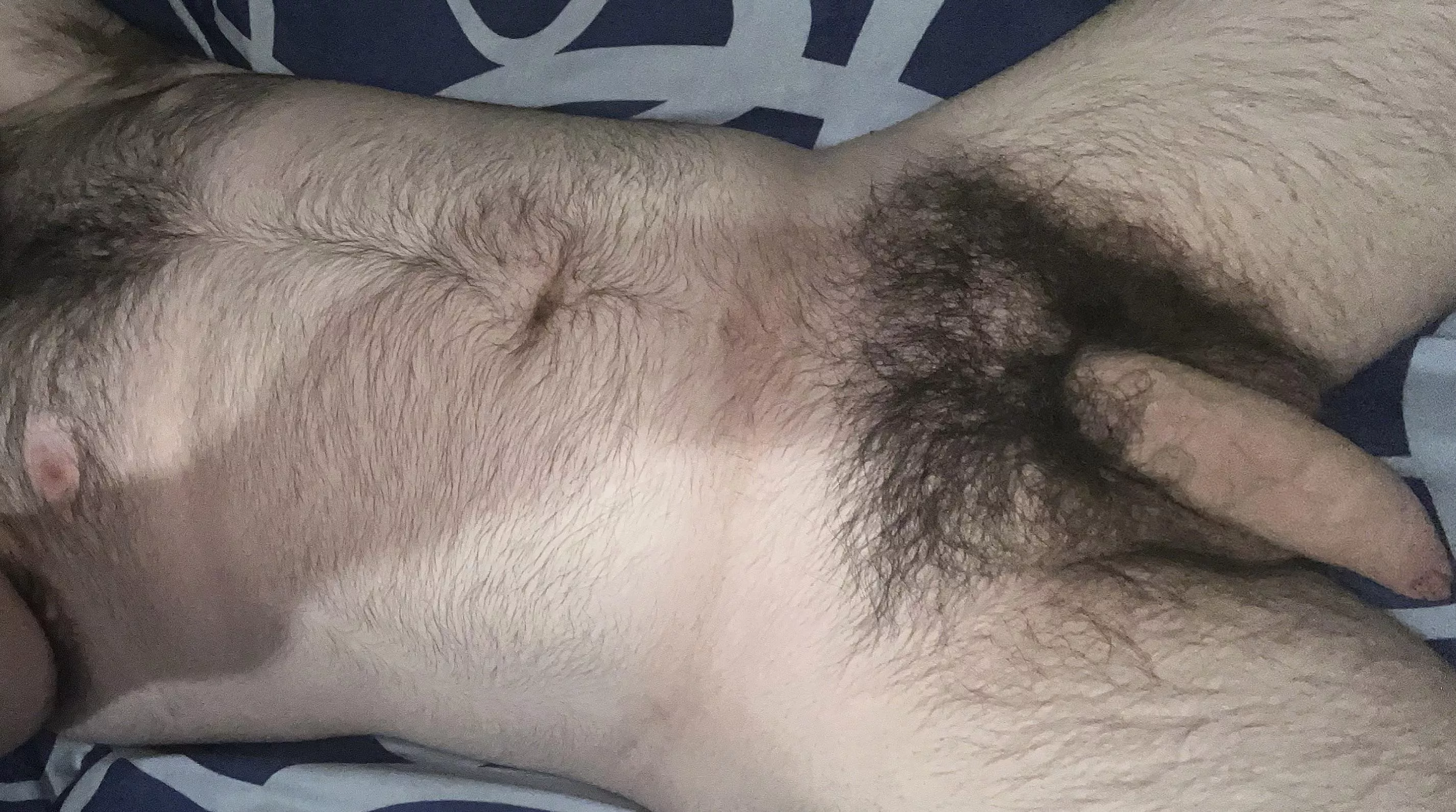 What’s up boys? Wanna suck this hairy cock?