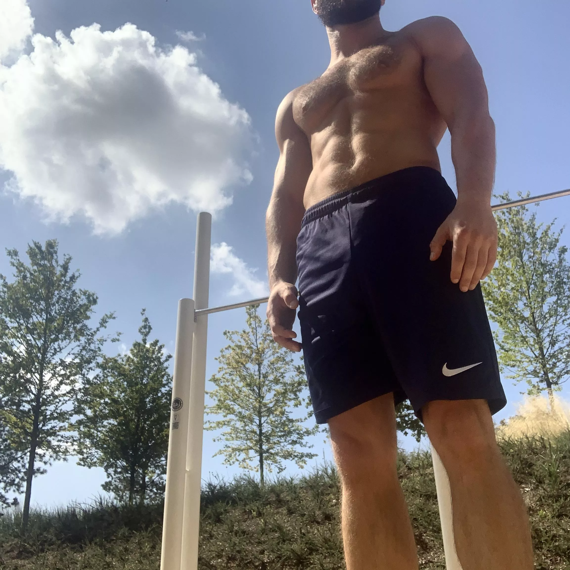 When workout outside was an option