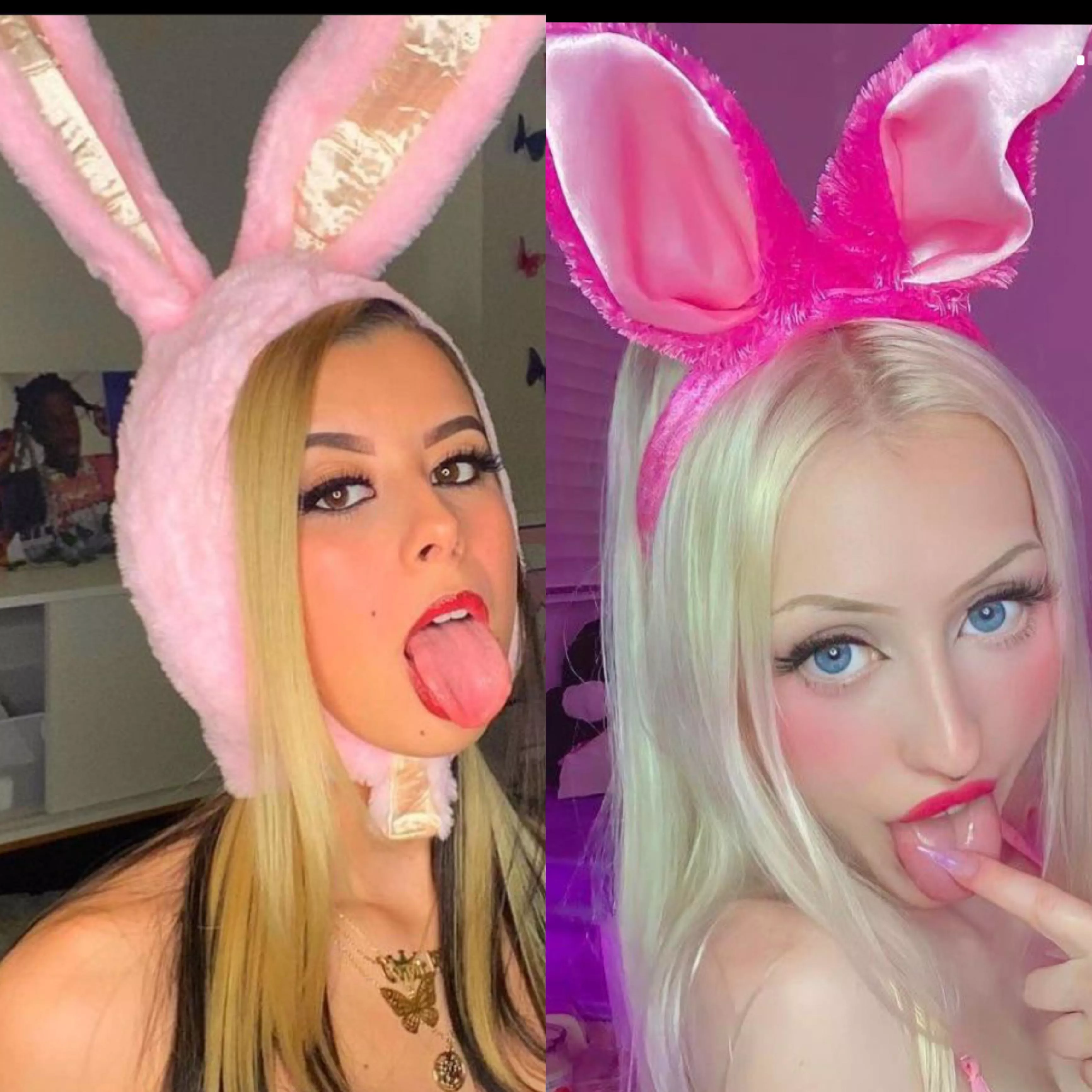 Which bunny girl are you tounge kissing [2]