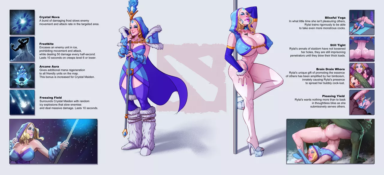 Which Crystal maiden would you like to be your support in lane?! Left or Right?!