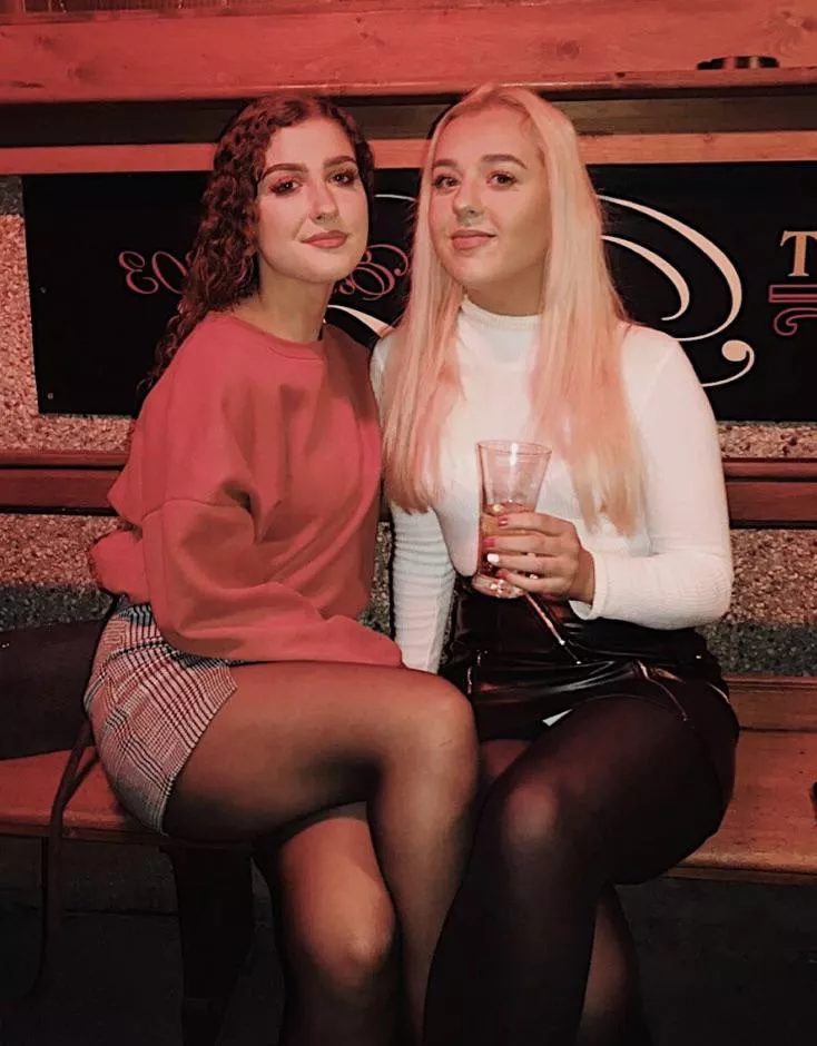 Which one is getting anal at the bar?