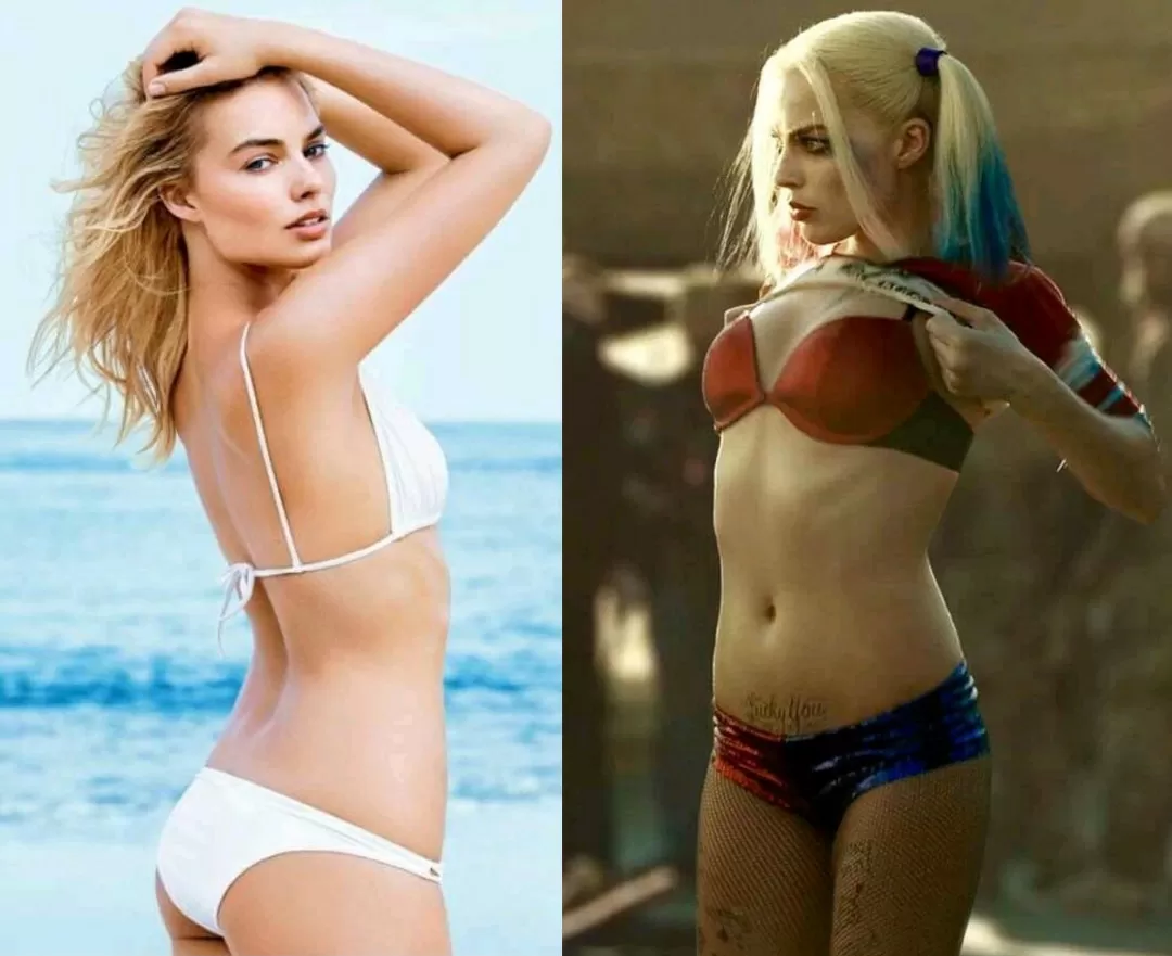 Which one. Margot Robbie or Margot Robbie as Harley Quinn?