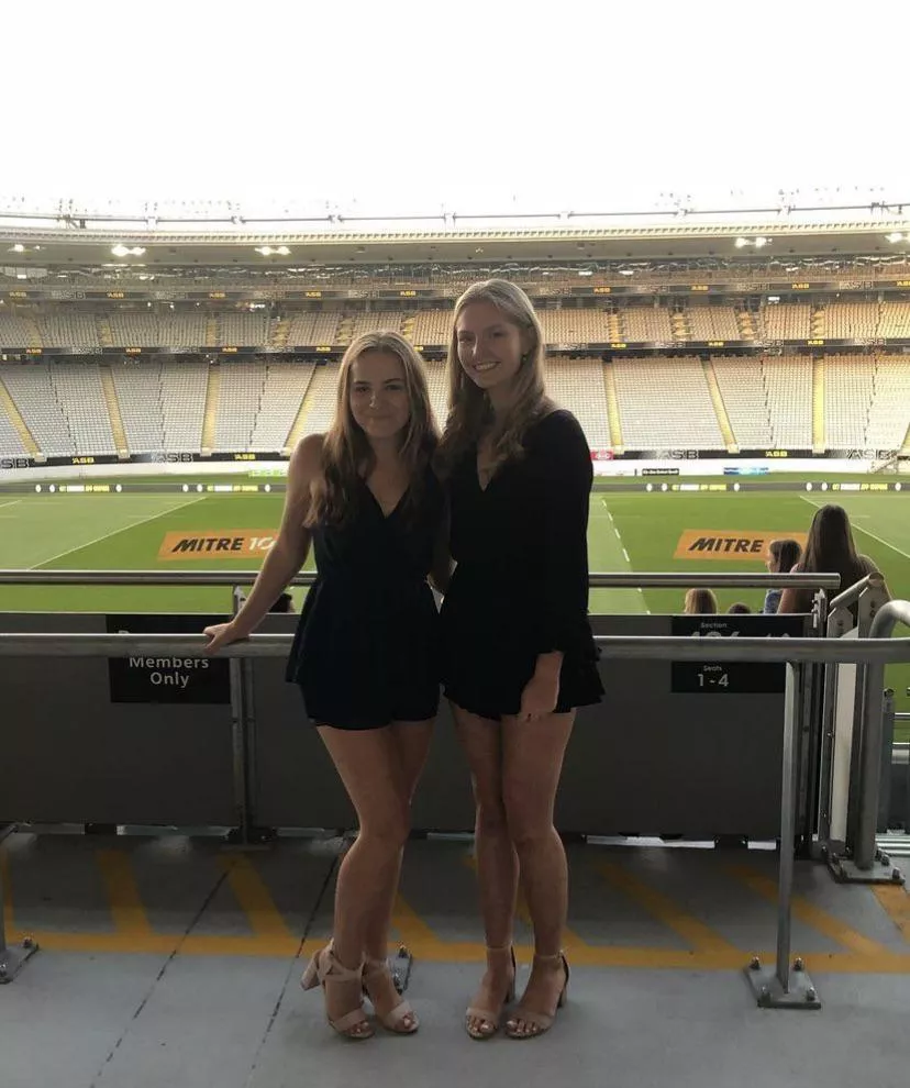 Which one would you bend over and fuck in the stands? Olivia(left) or Ellie(right)