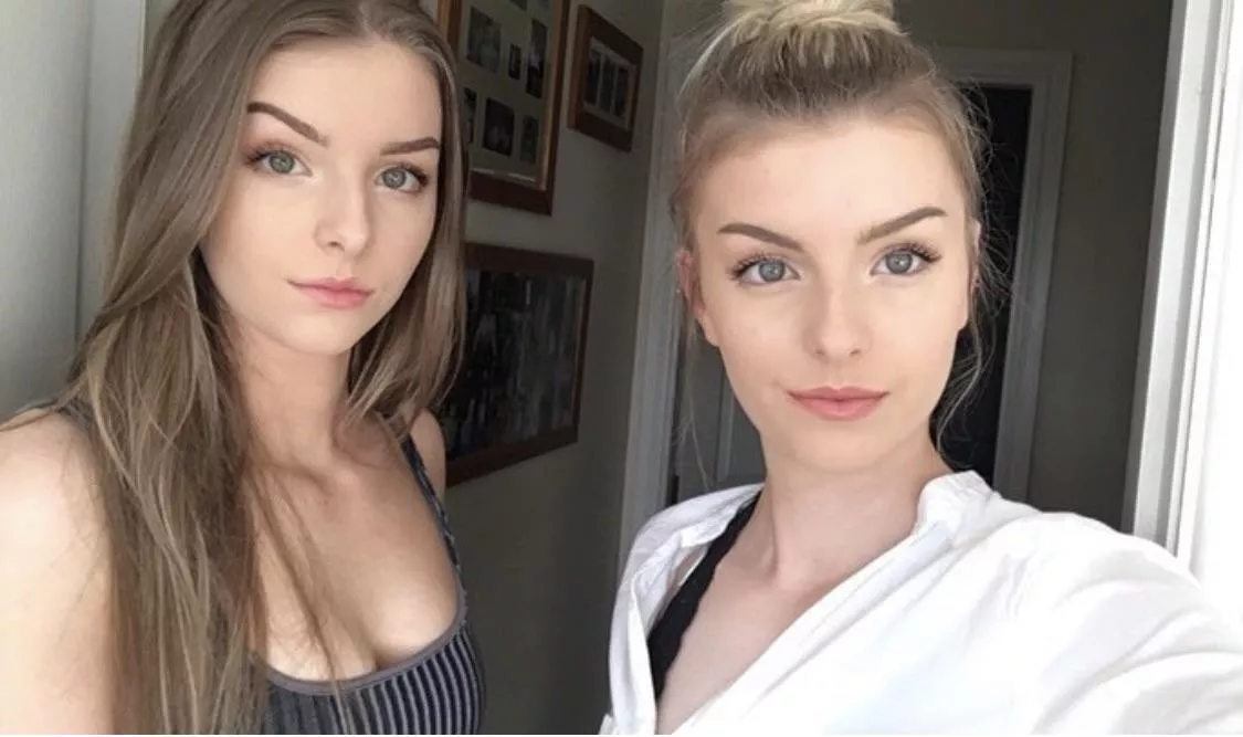 Which sister gets fucked first? Lucy on the left or Rebecca on the right?