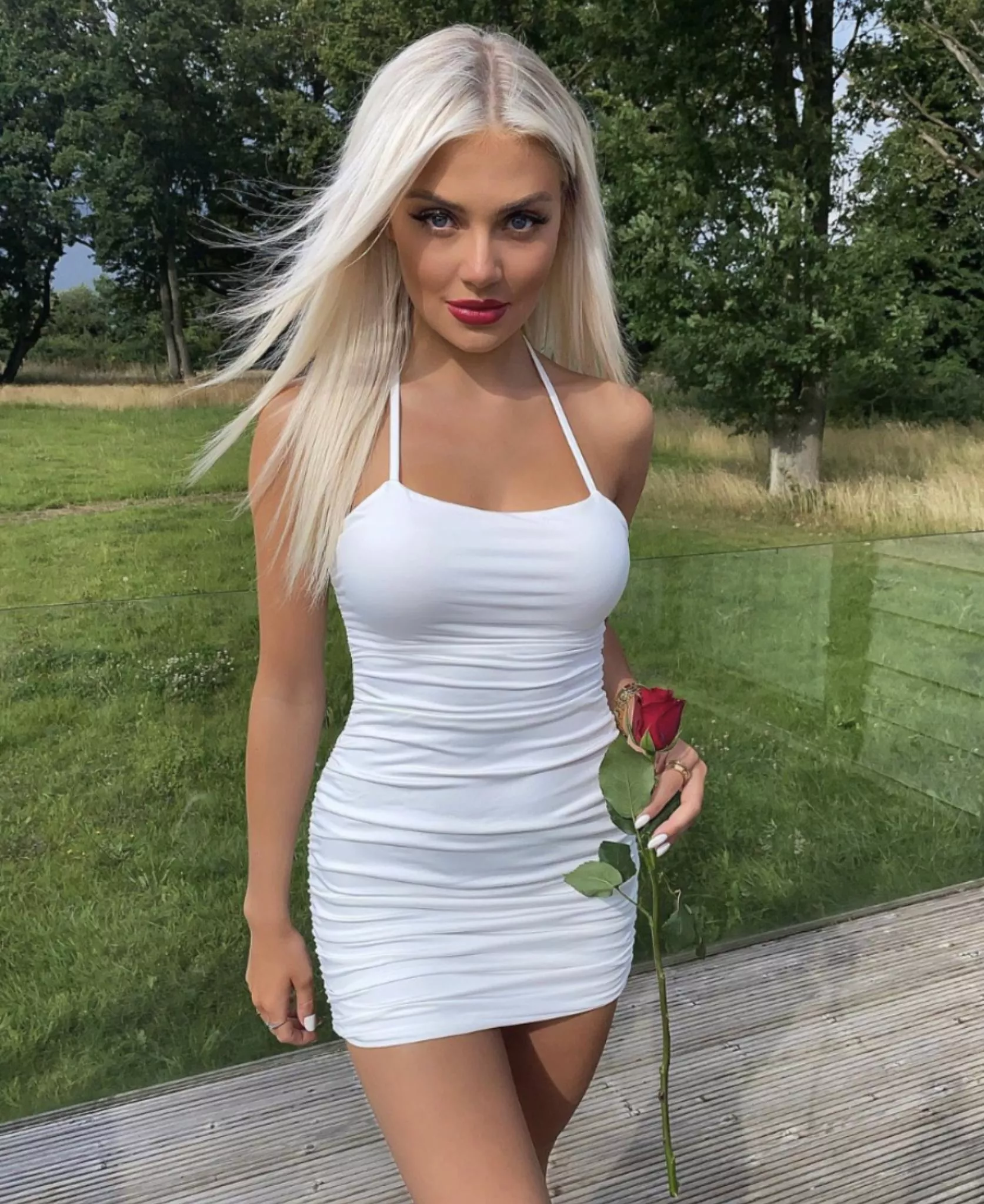 White dress