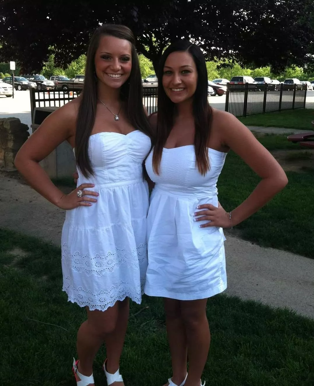 White dresses