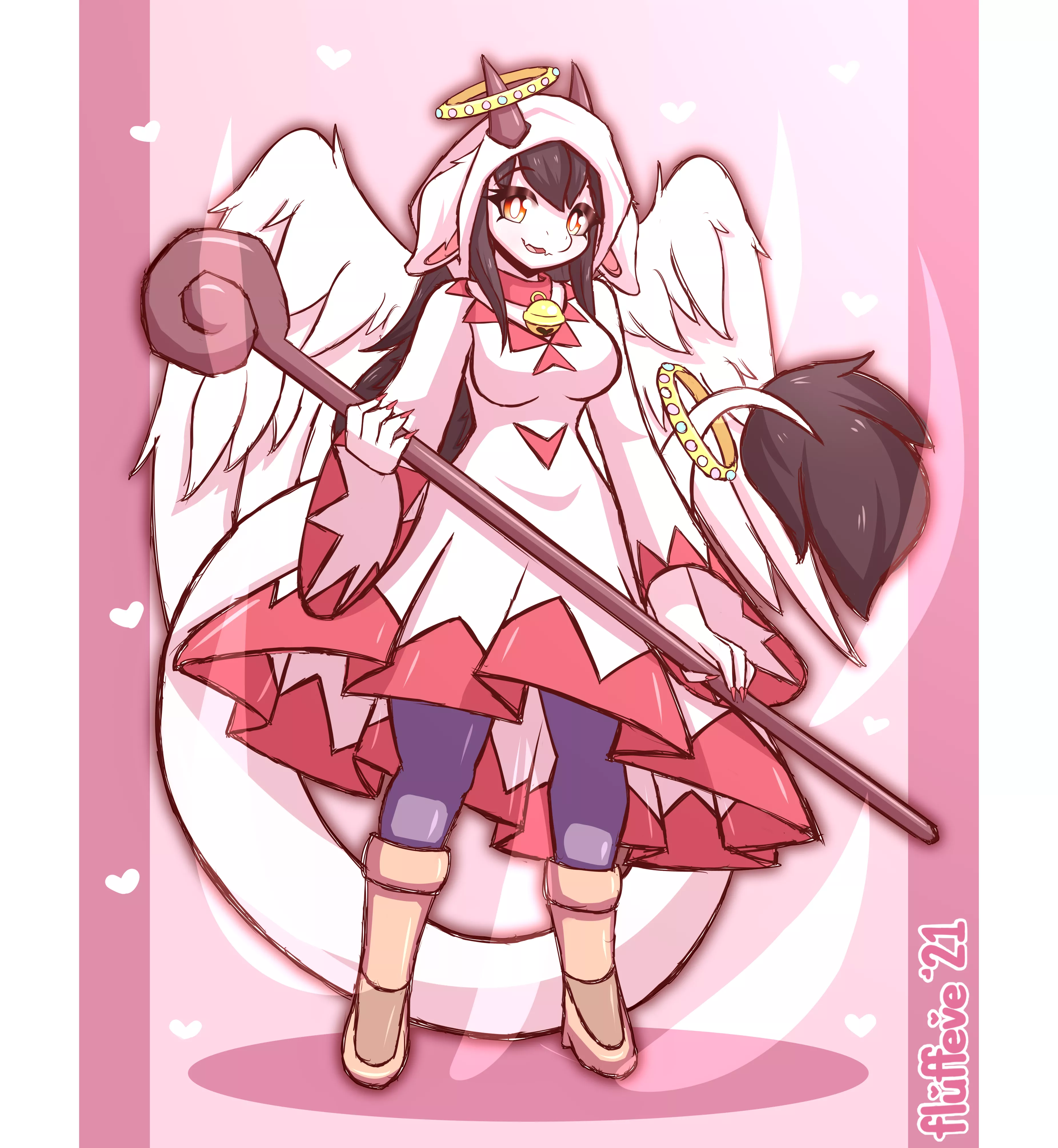 White Mage âœ¨ (Art by me: @fluffeve on Twitter)