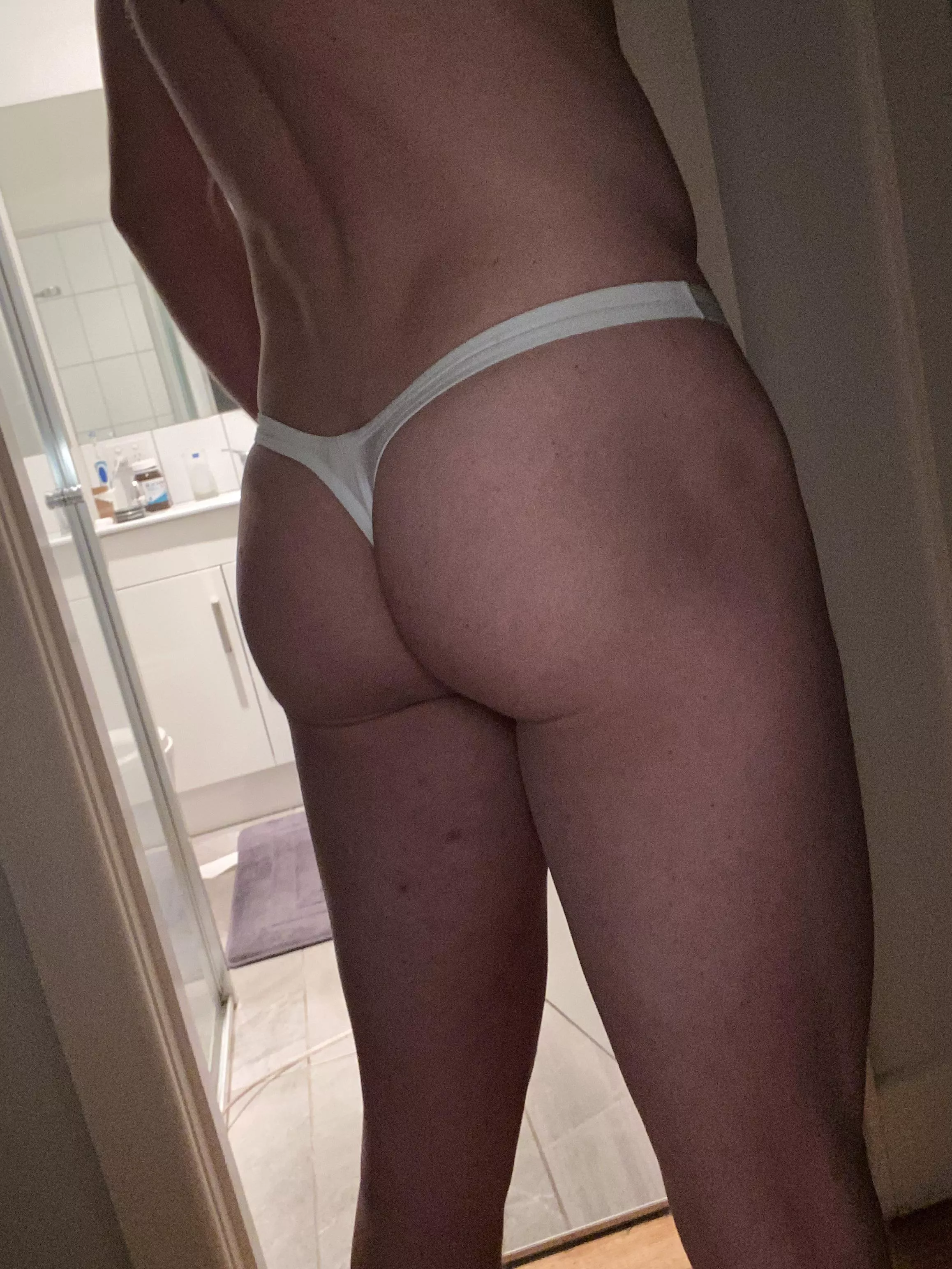 White thong