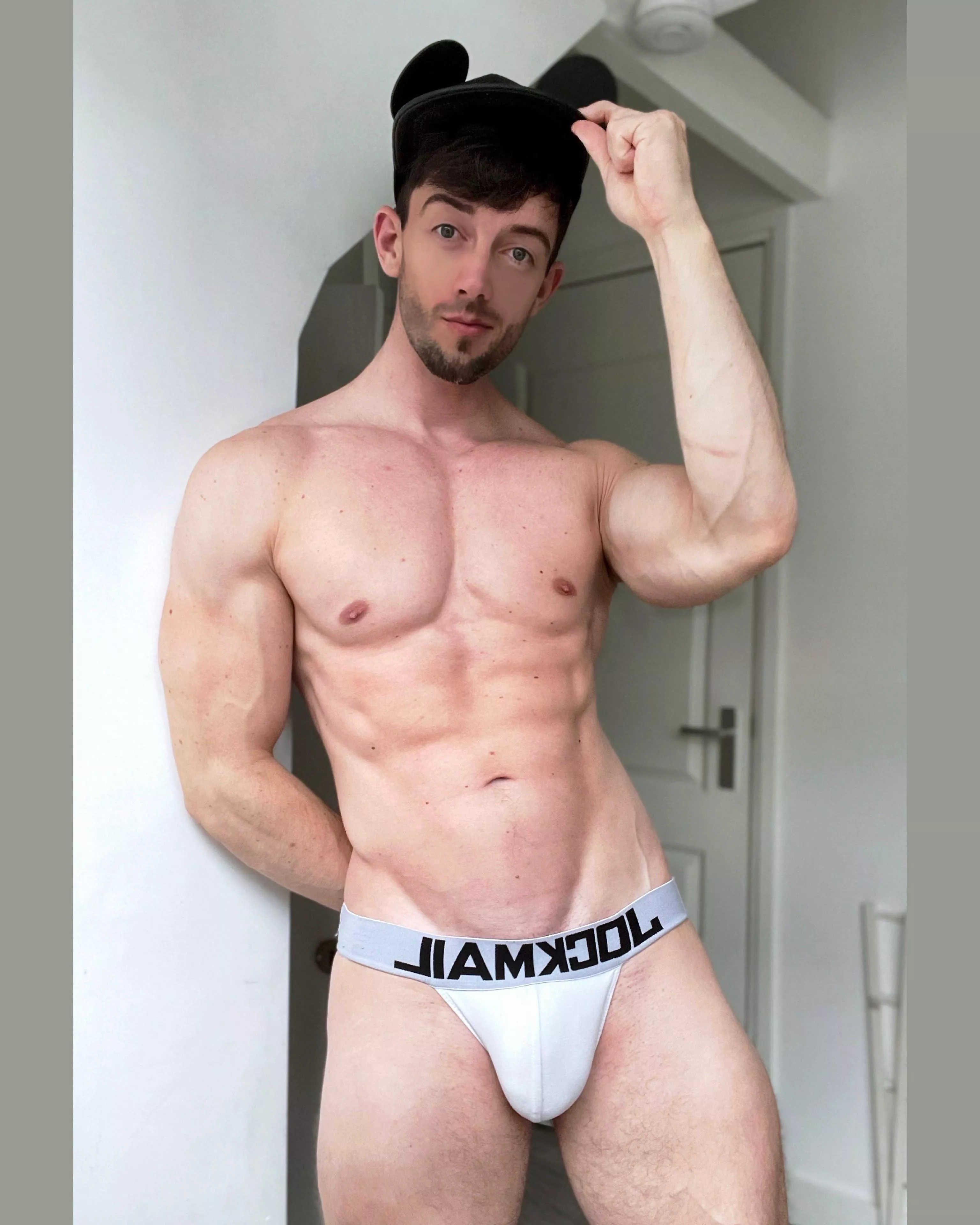 White & Tight Jock Briefs