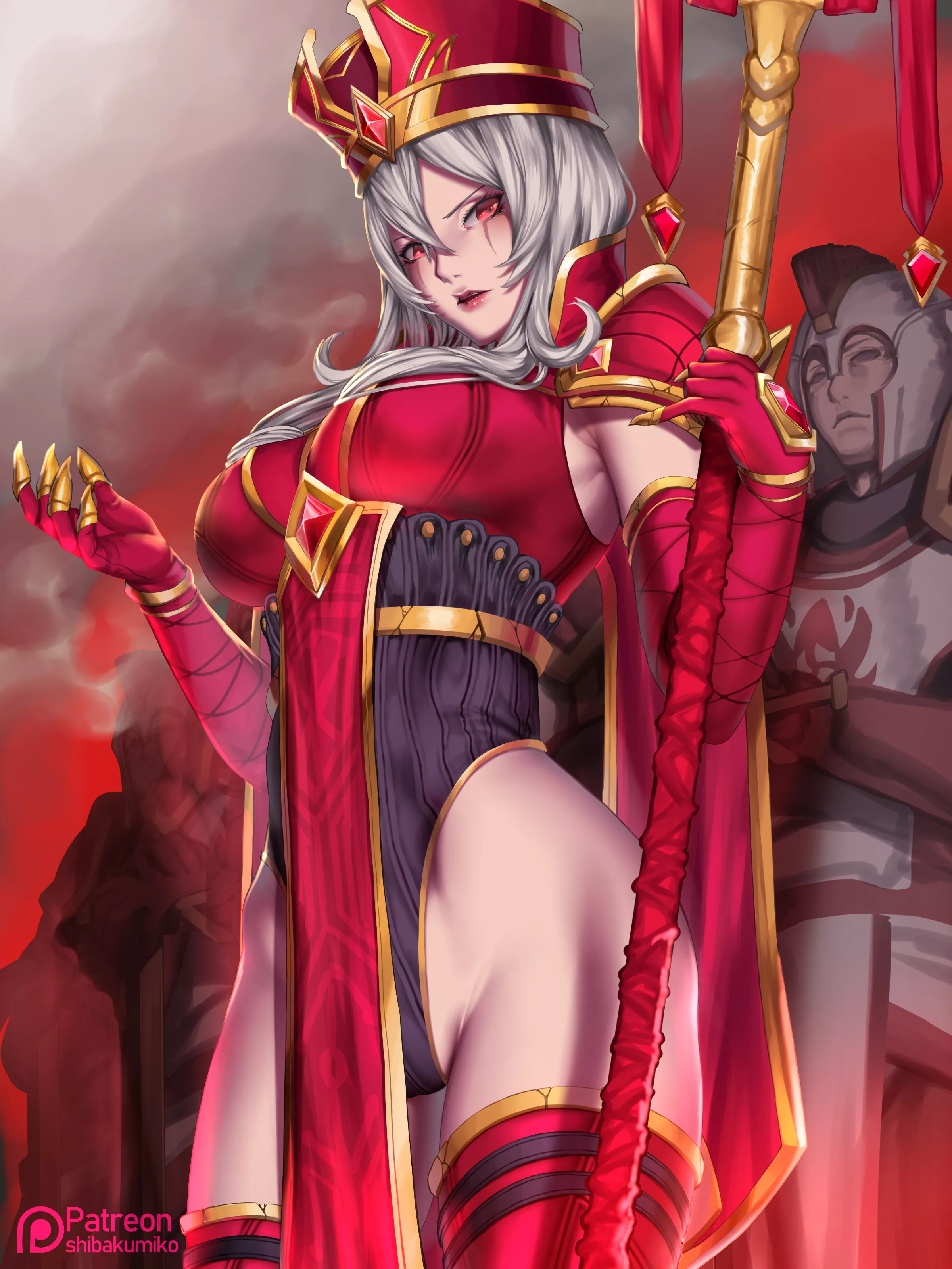 Whitemane Highleg Leotard (Kumiko Shiba) [Warcraft]