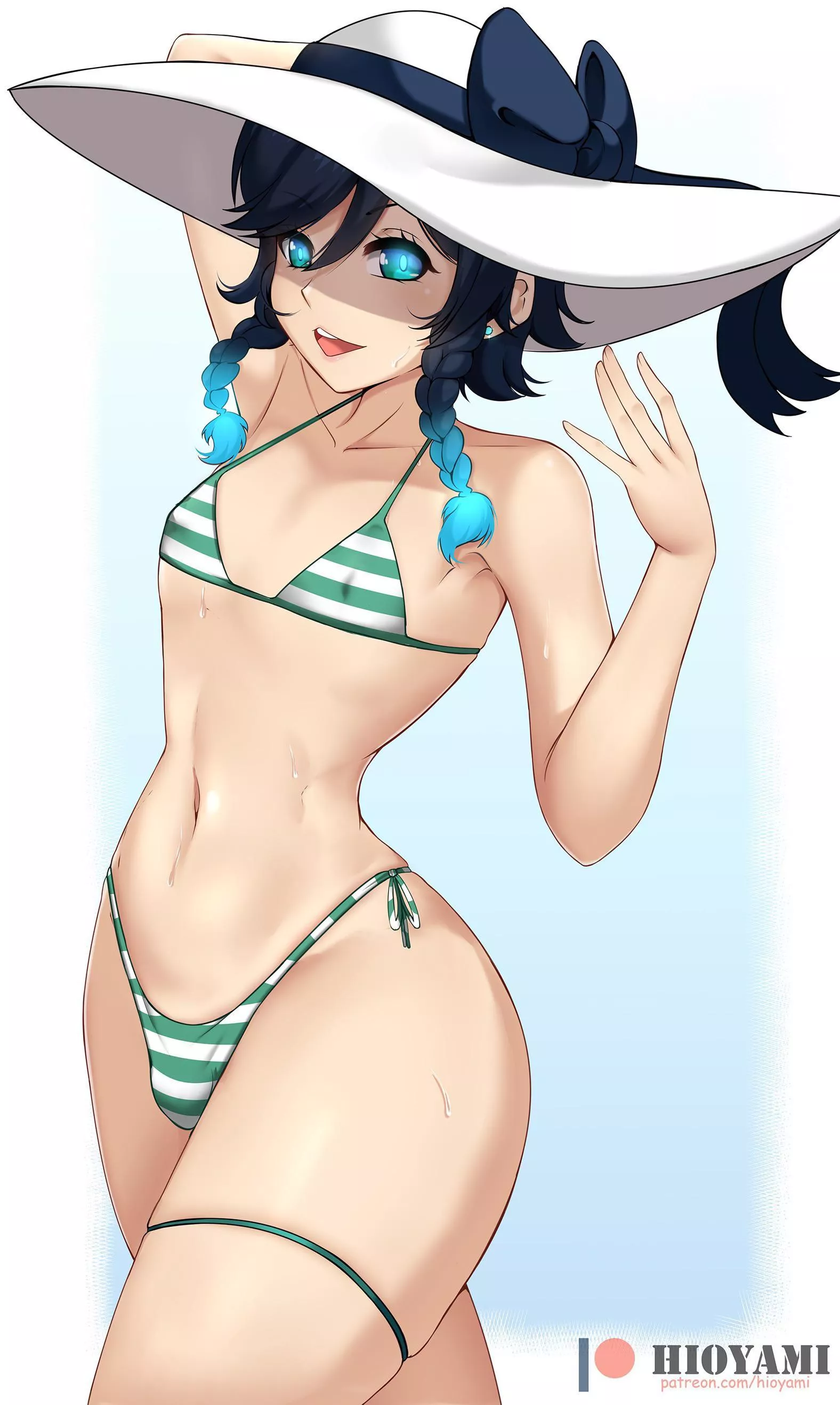 Who doesnâ€™t like a striped bikini?