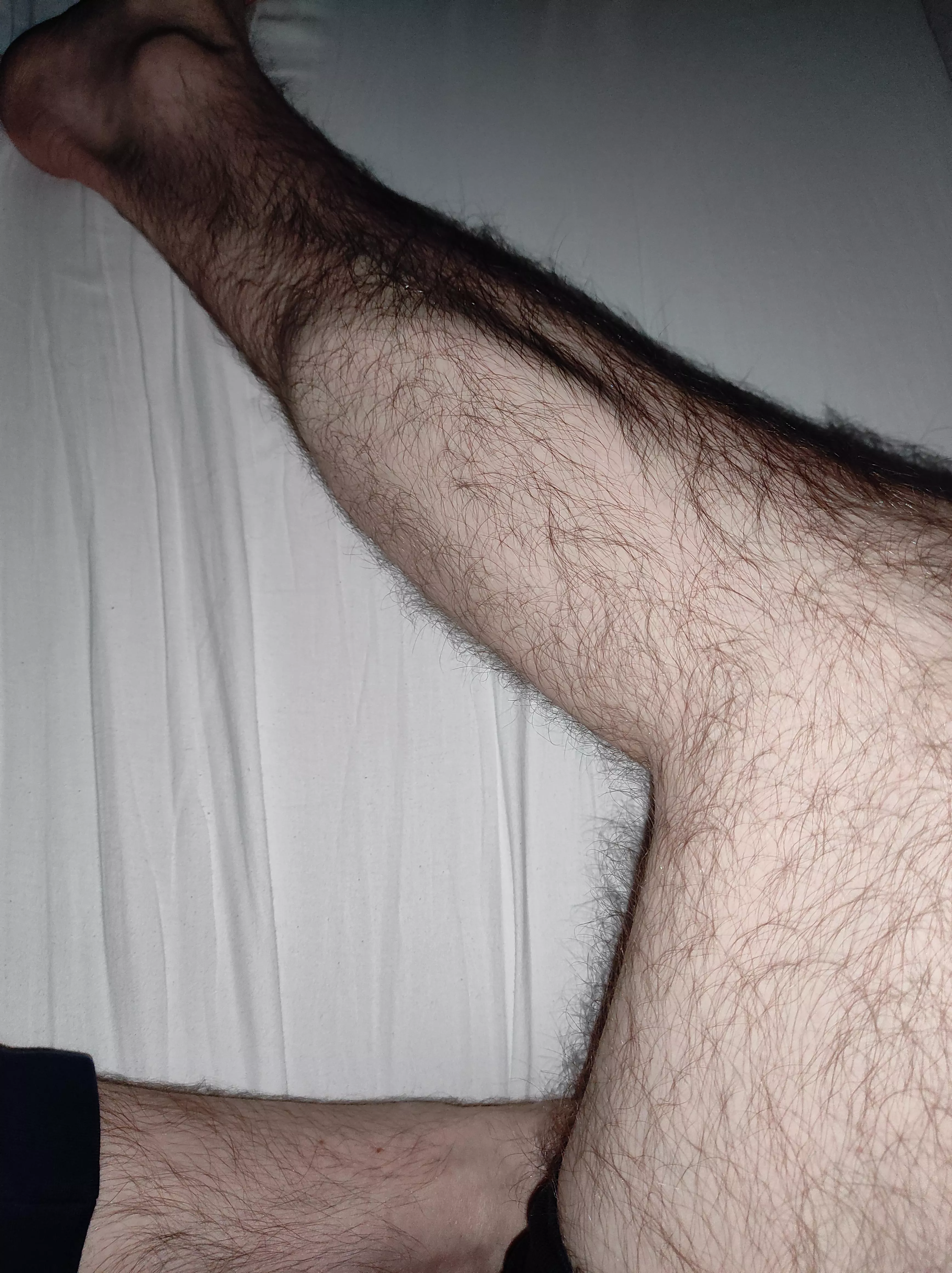 Who here likes hairy calves?