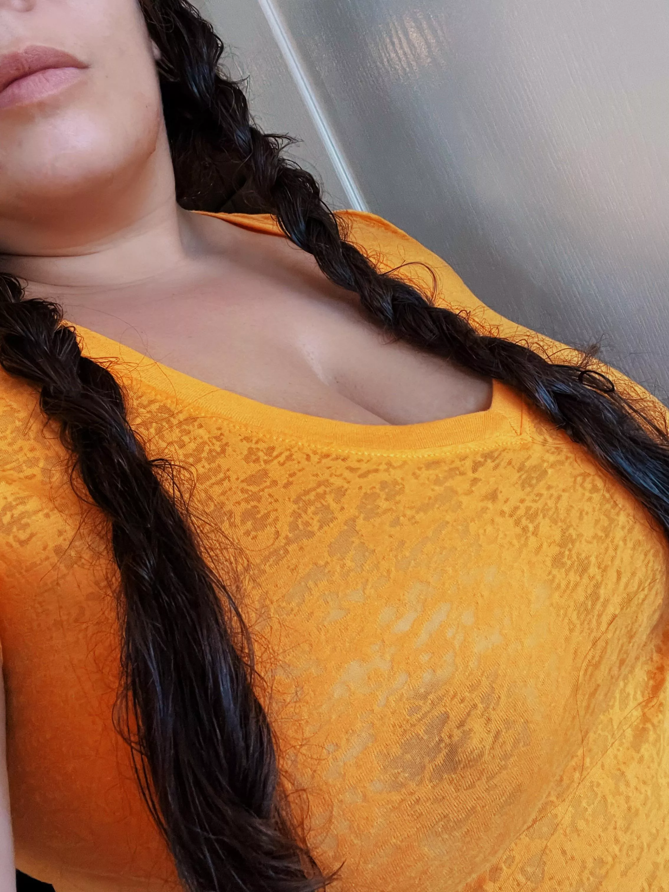 Who likes braids and no bra?